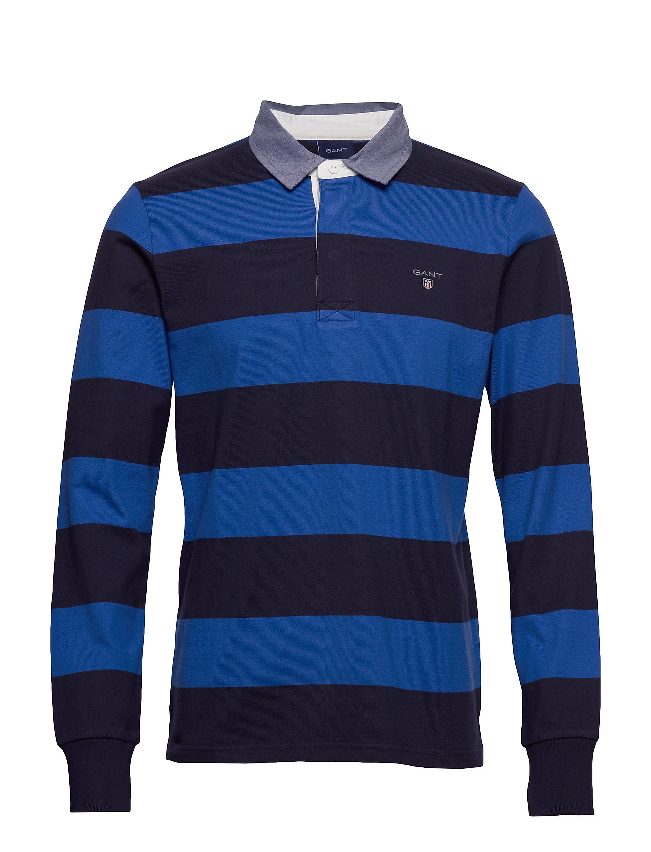 Original Barstripe Heavy Rugger (Nautical Blue) (900 kr GANT Poloskjorter - nautical blue