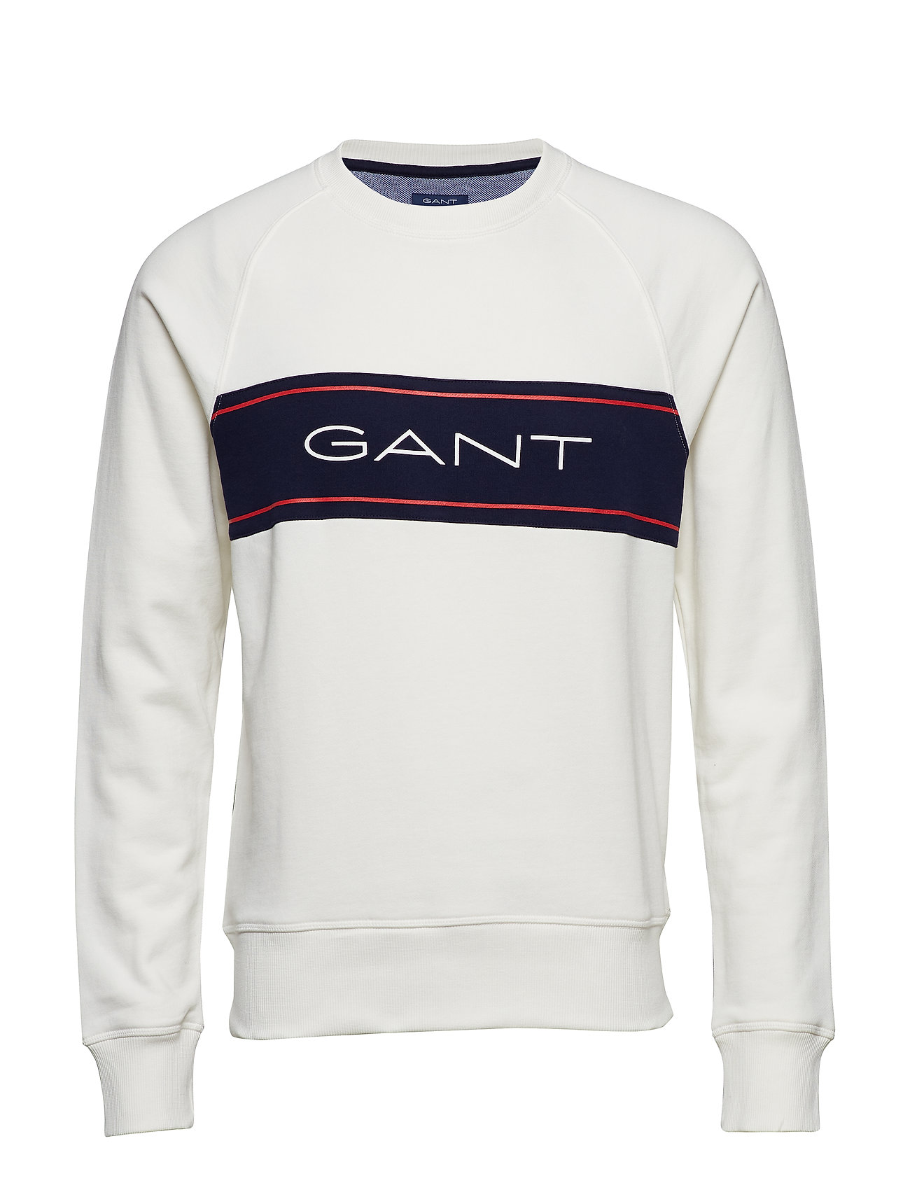 O1Gant Archive Stripe C Neck Sweat Trui Met Lange Mouwen Wit Gant gant kopen in de aanbieding O1Gant Archive Stripe C Neck Sweat Trui Met Lange Mouwen Wit Gant gant kopen in de aanbieding