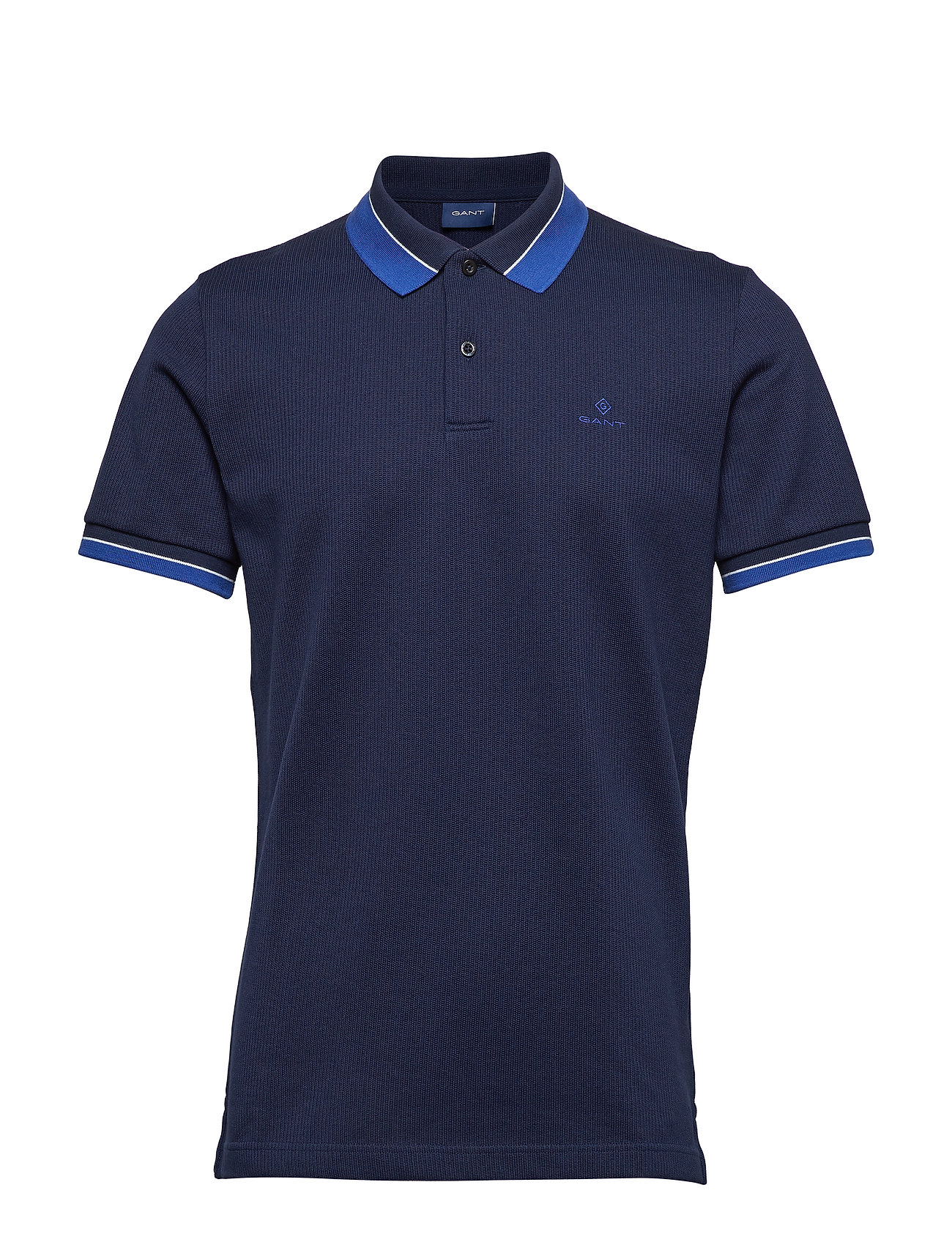 O1 Striped Collar Ss Rugger Coltrui Met Korte Mouwen Blauw Gant gant kopen in de aanbieding O1 Striped Collar Ss Rugger Coltrui Met Korte Mouwen Blauw Gant gant kopen in de aanbieding