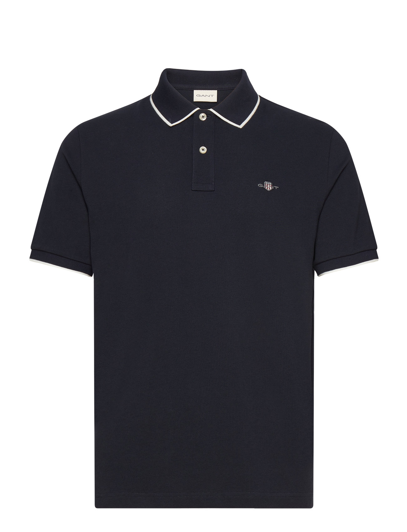 Framed Tipping Ss Polo Navy GANT