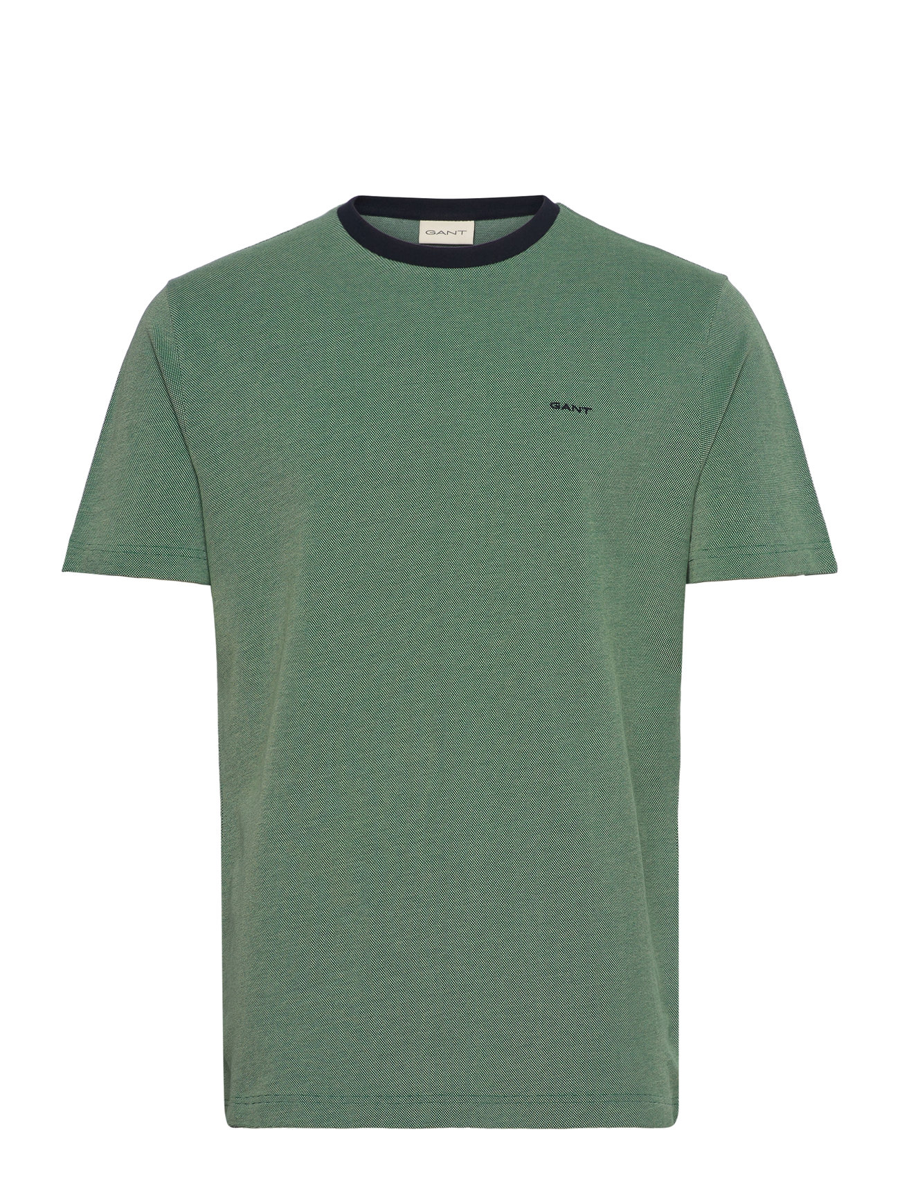 GANT 4-Col Oxford Regular Ss T-Shirt Grön