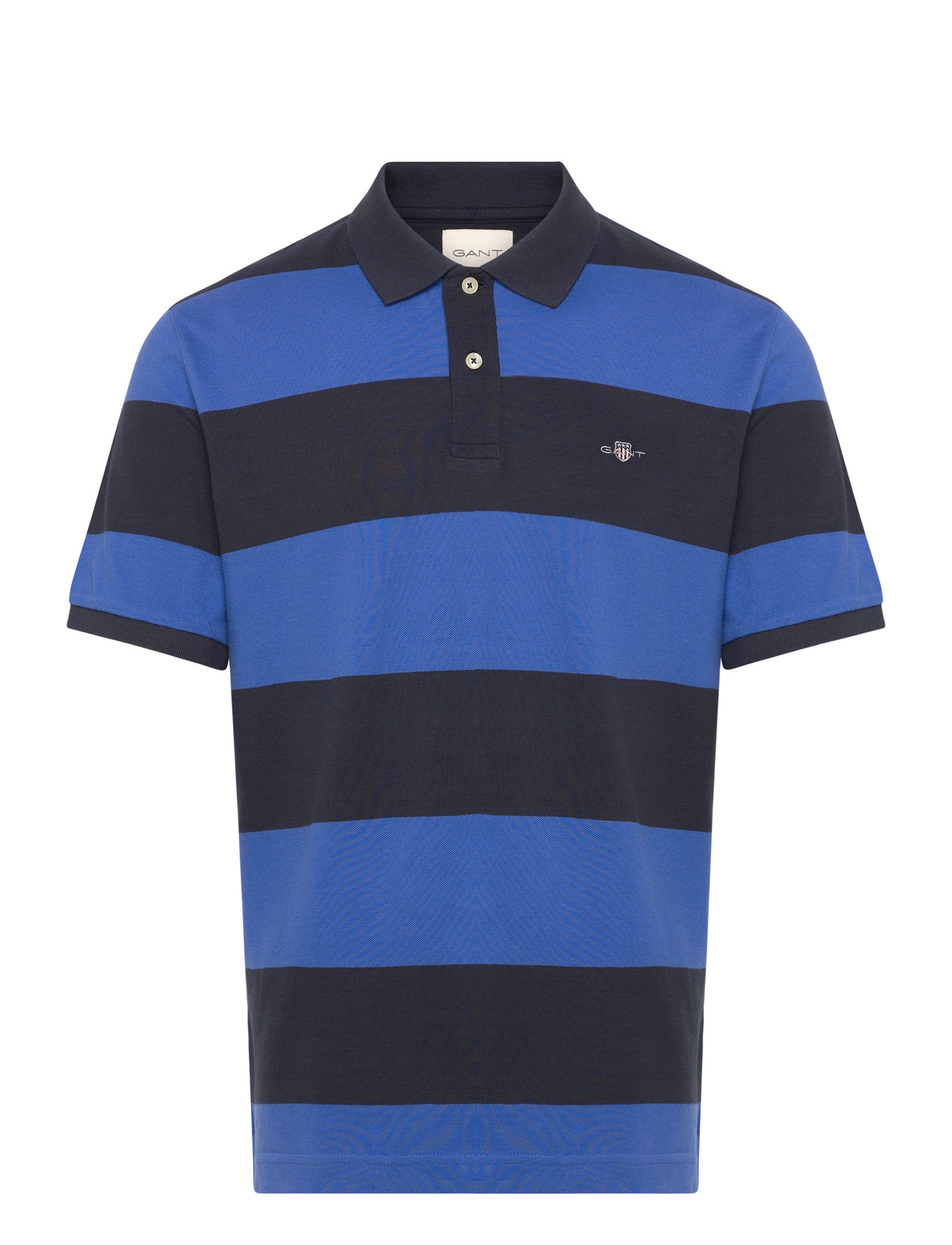 GANT Block Stripe Polo, 3XL, Blue, Poloer > Kortærmede, Herre