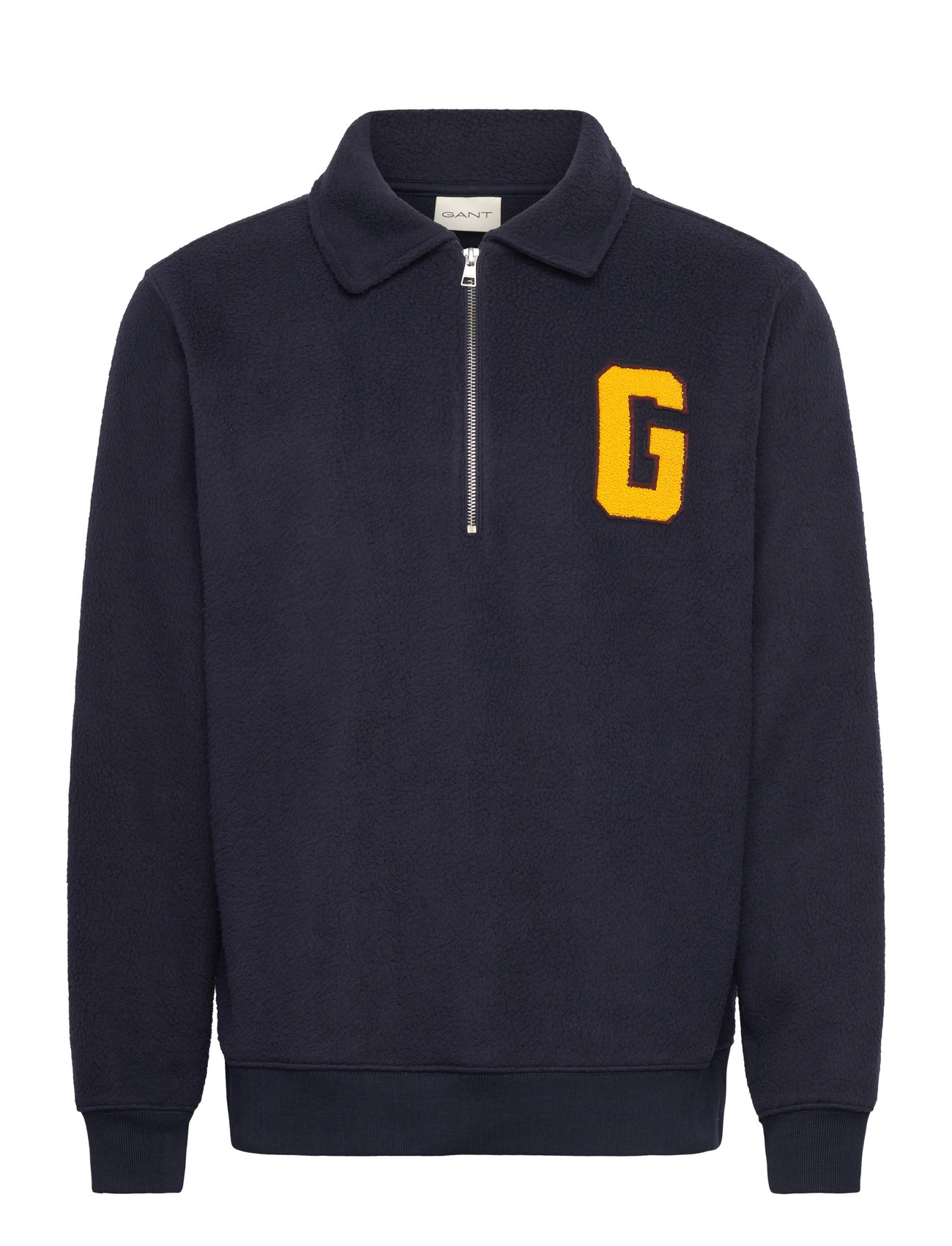 Graphic Fleece Half Zip Navy GANT