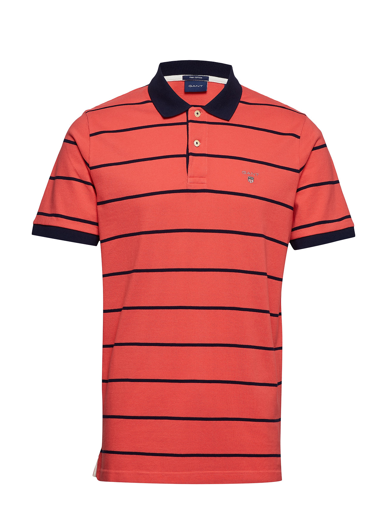 O1 Breton Stripe Pique Ss Rugger Coltrui Met Korte Mouwen Rood Gant gant kopen in de aanbieding O1 Breton Stripe Pique Ss Rugger Coltrui Met Korte Mouwen Rood Gant gant kopen in de aanbieding