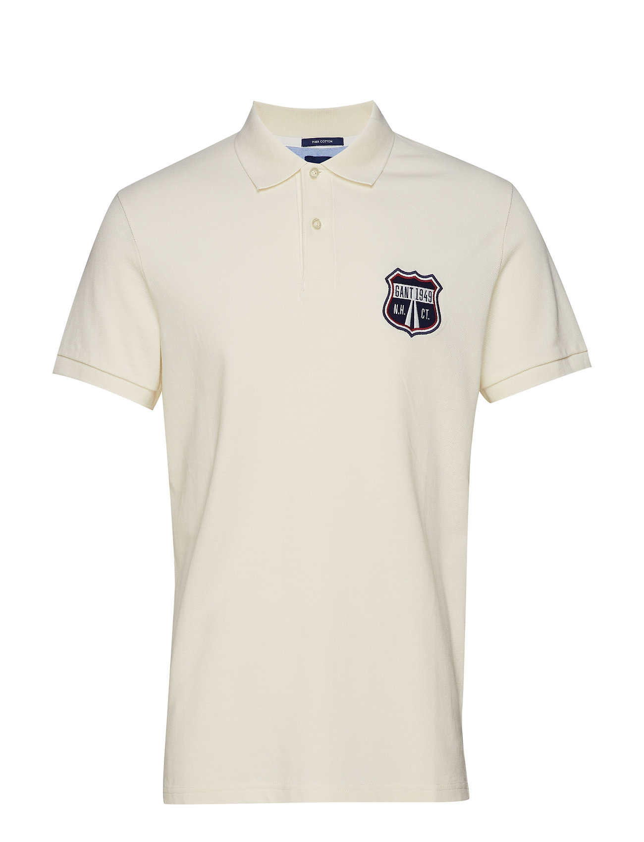 D1 Graphic Pique Ss Rugger Coltrui Met Korte Mouwen Creme Gant gant kopen in de aanbieding D1 Graphic Pique Ss Rugger Coltrui Met Korte Mouwen Creme Gant gant kopen in de aanbieding