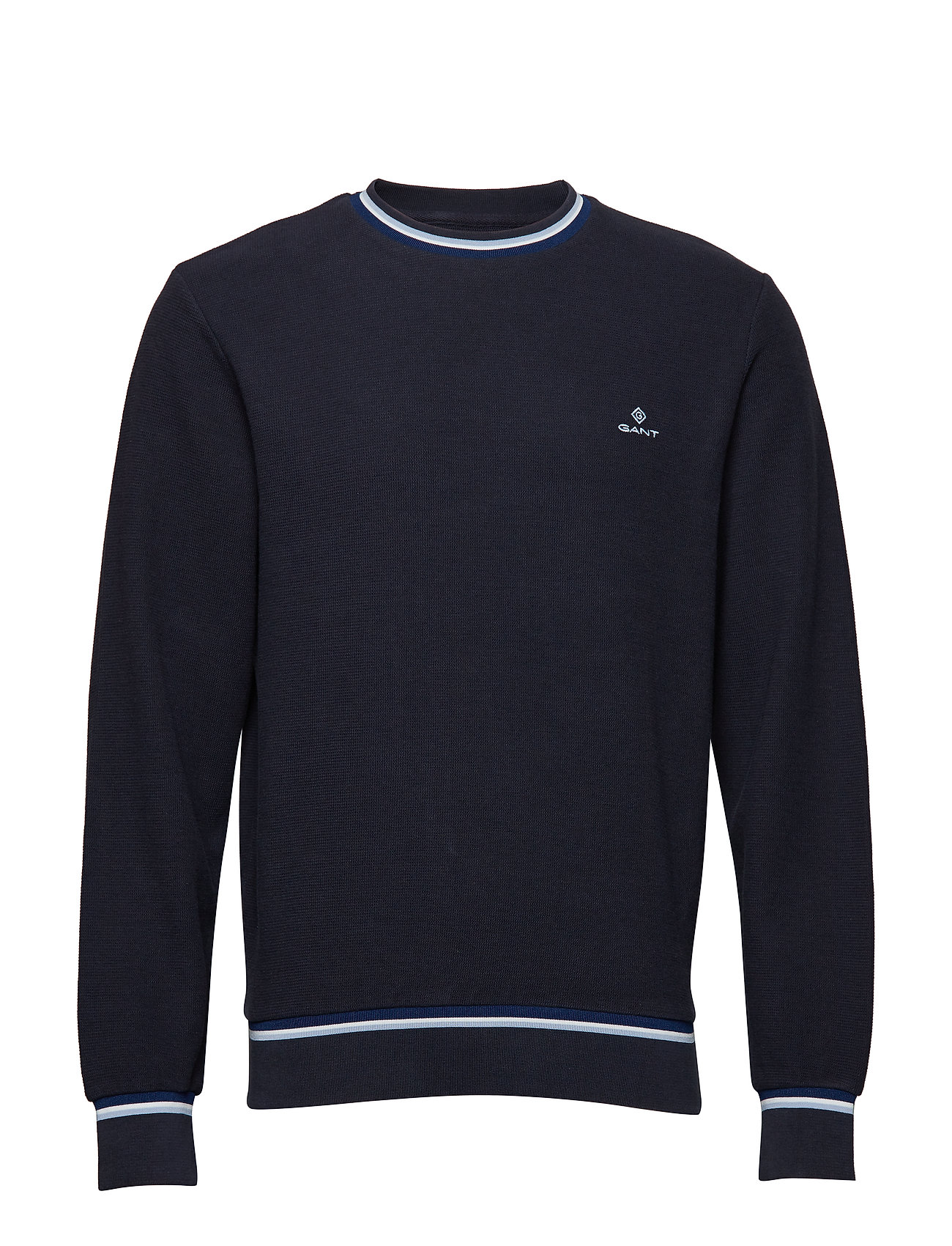 O1 Waffle Structured C Neck Sweat Trui Met Lange Mouwen Blauw Gant gant kopen in de aanbieding O1 Waffle Structured C Neck Sweat Trui Met Lange Mouwen Blauw Gant gant kopen in de aanbieding