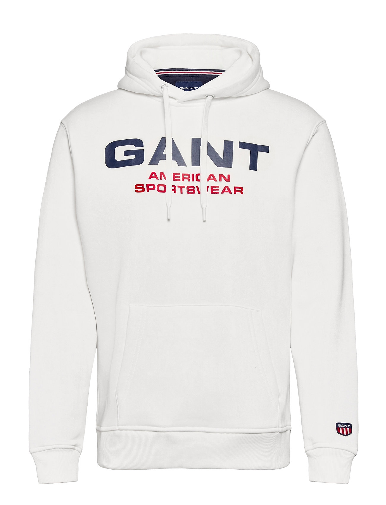 D2. Gant Retro Shield Sweat Hoodie Huppari Valkoinen GANT