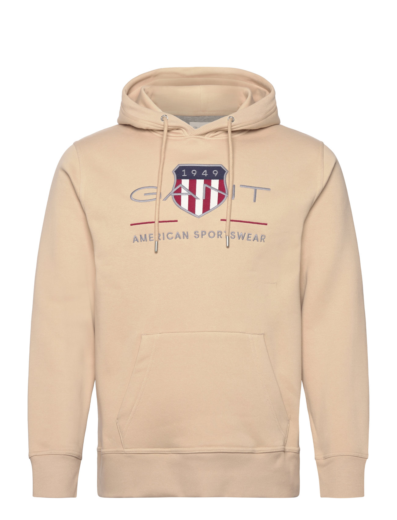 GANT Reg Archive Shield Hoodie Beige