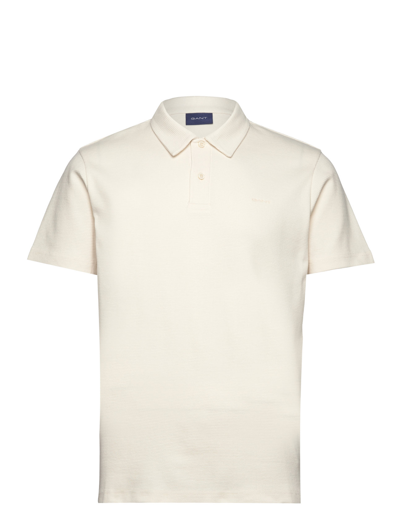 Waffle Texture Ss-Pique Cream GANT