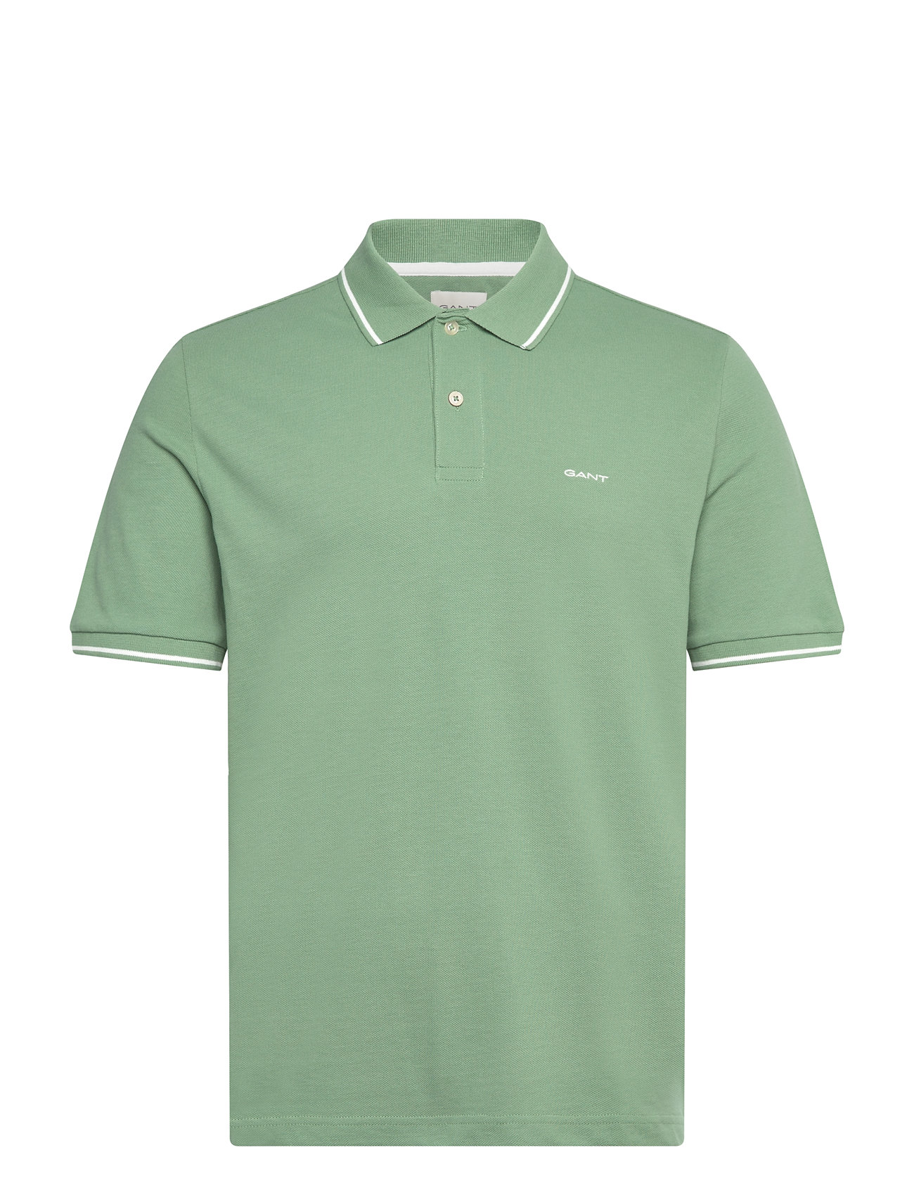 GANT Tipping Ss Pique Polo Grün - XXXXL - Herren