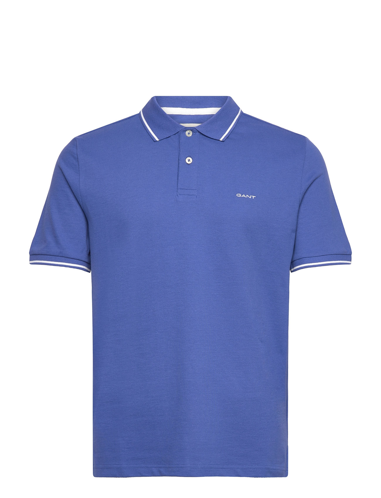 GANT Tipping Ss Pique Polo Blau - XL - Herren