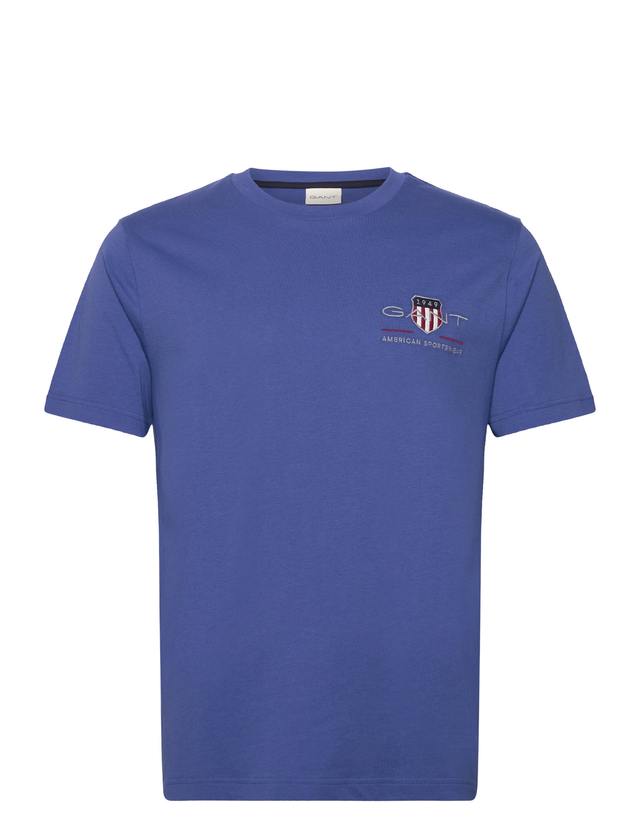 GANT Reg Archive Shield Emb Ss T-Shirt Blå