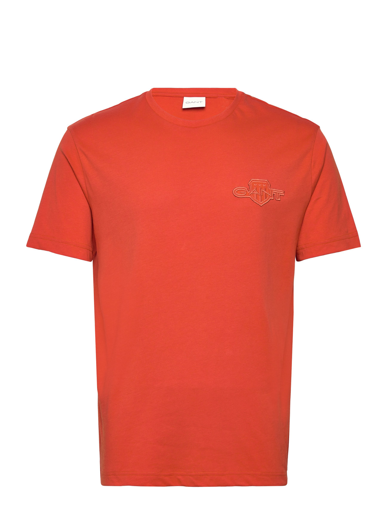 GANT Reg Tonal Shield Ss T-Shirt Orange - L - Herren