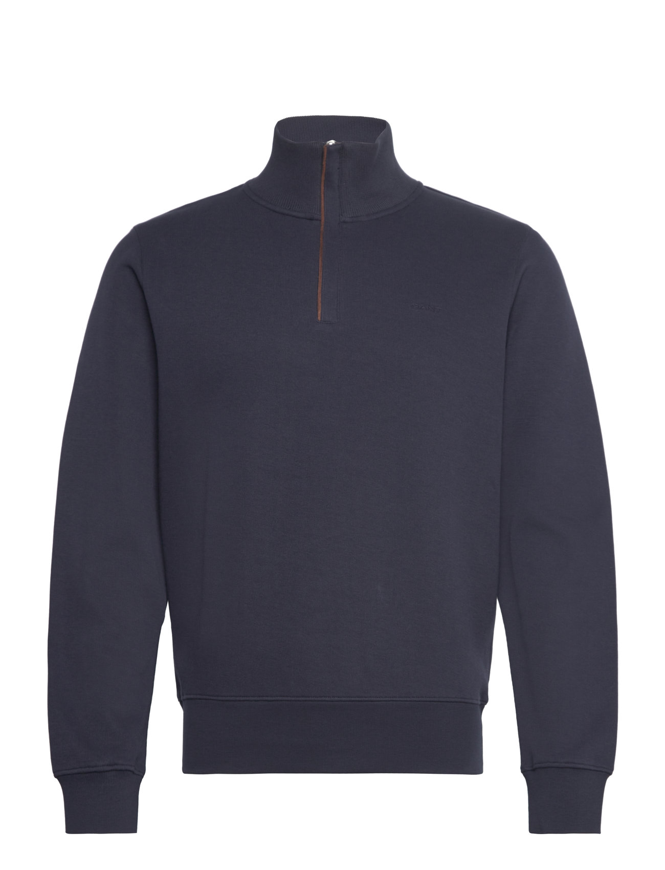 Sacker Rib Half Zip Navy GANT