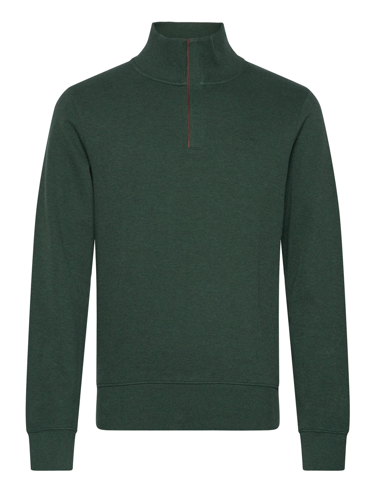 Sacker Rib Half Zip Green GANT