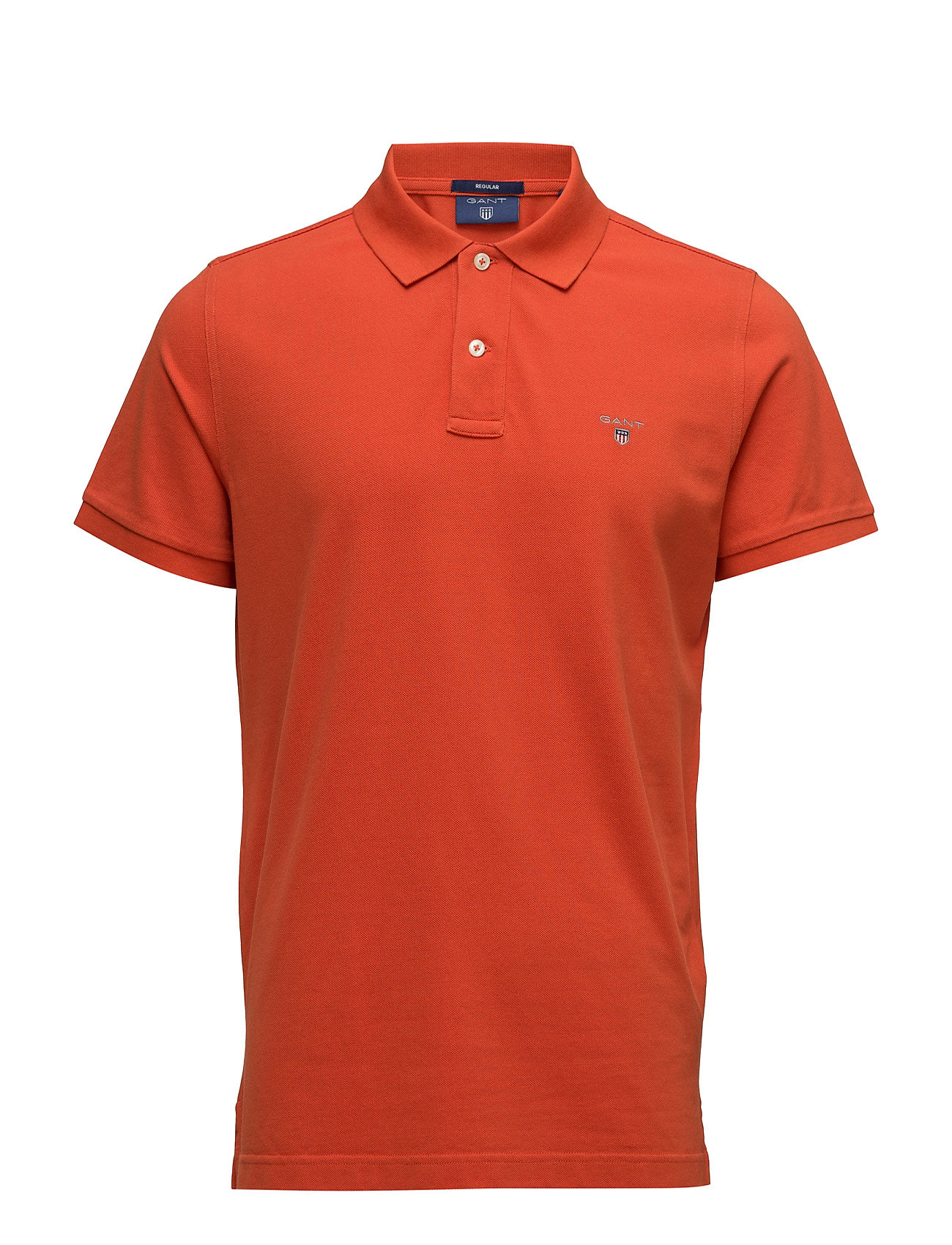 Original Pique Ss Rugger Polos Short-sleeved Oranssi GANT