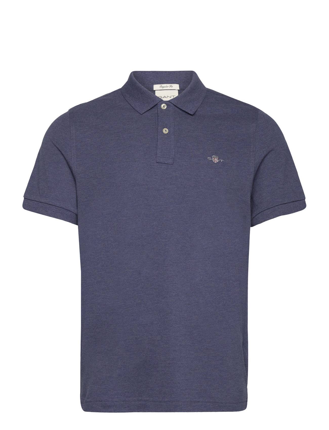 Reg Shield Ss Pique Polo Navy GANT