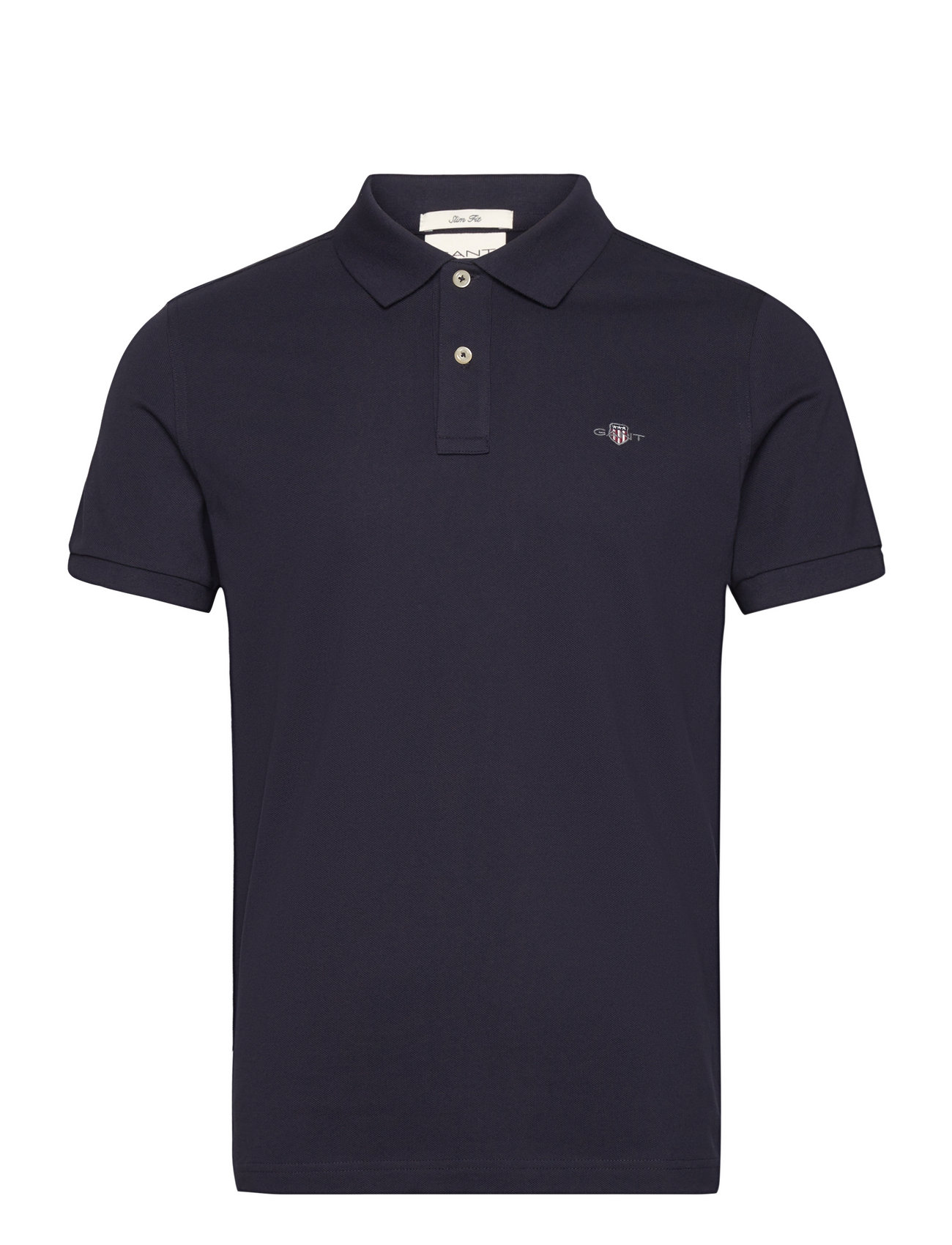 Slim Shield Ss Pique Polo Navy GANT