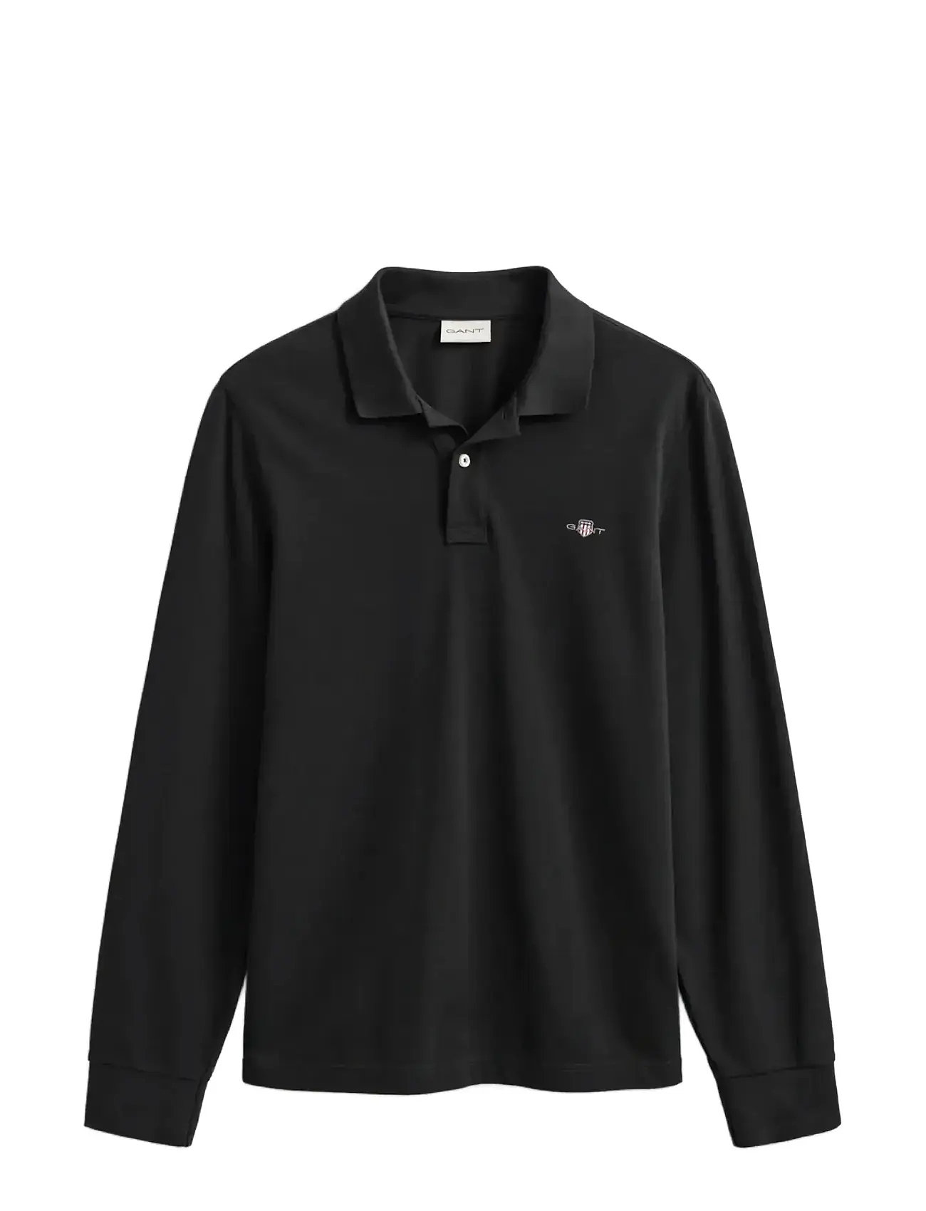 Reg Shield Ls Pique Rugger Black GANT