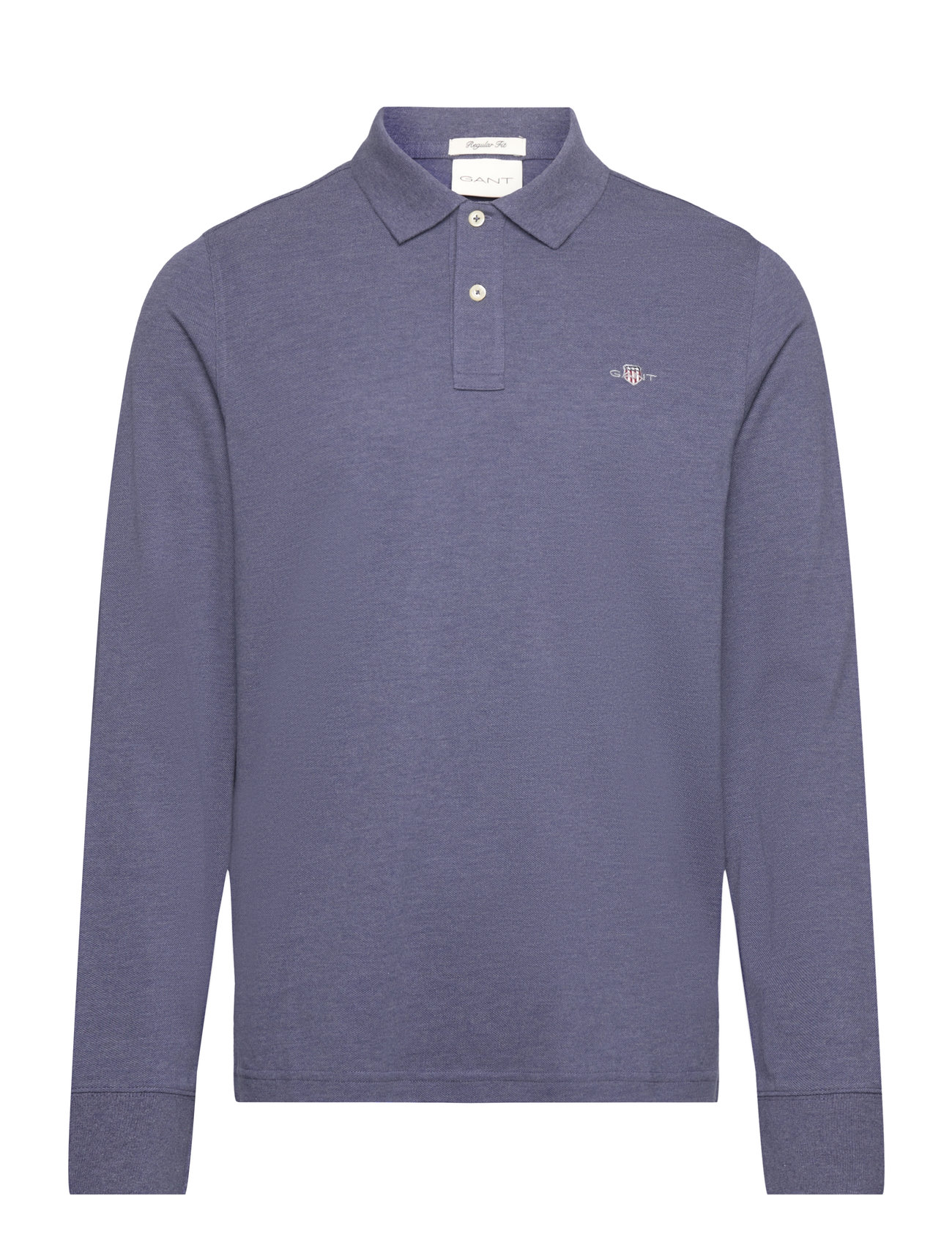 Reg Shield Ls Pique Rugger Blue GANT