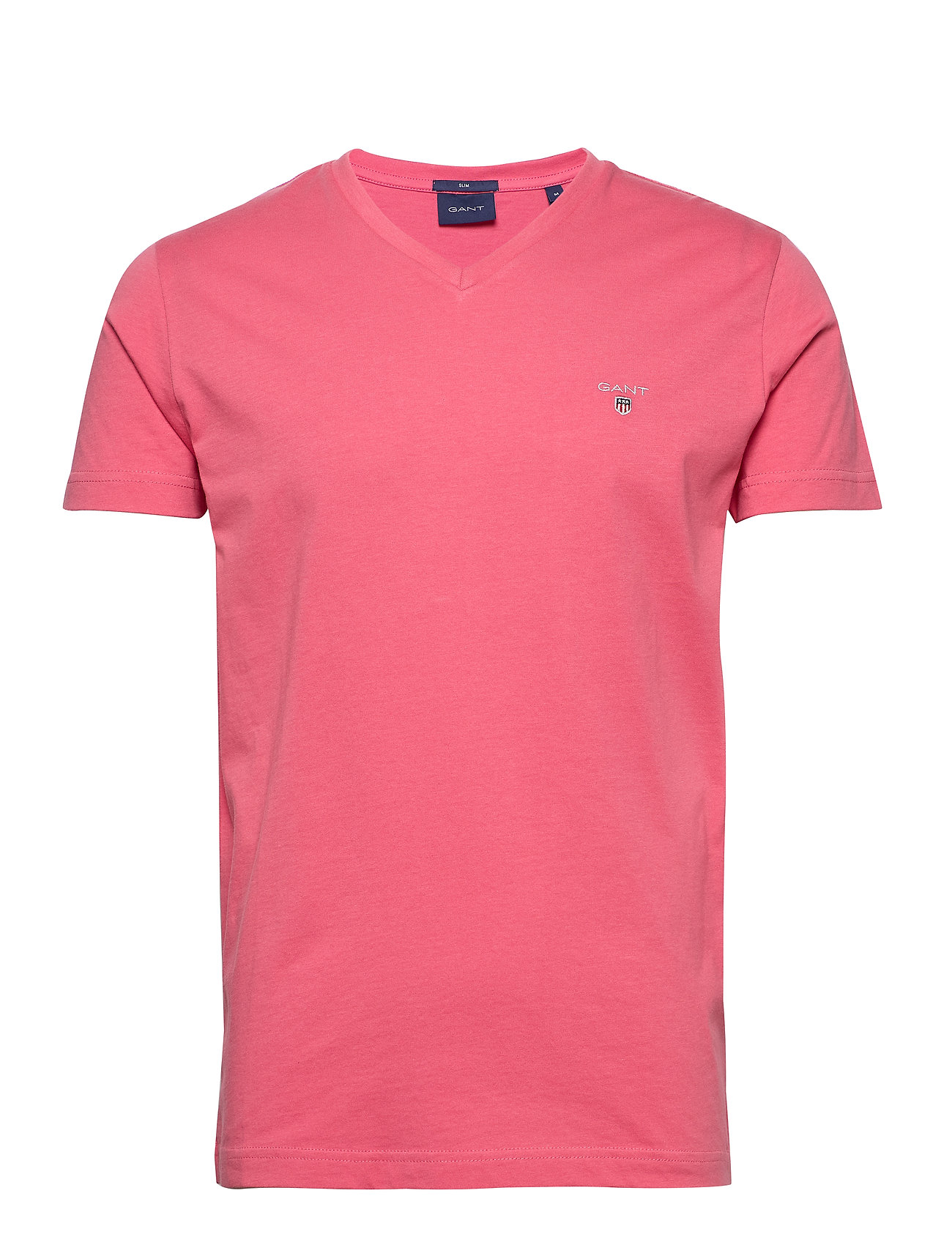 The Original Slim V-Neck T-Shirt T-shirts Short-sleeved Vaaleanpunainen GANT