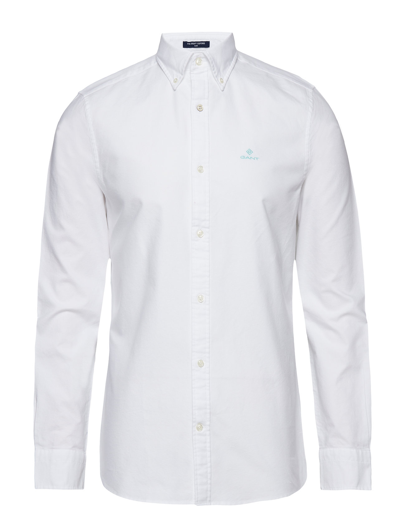 The Beefy Oxford Shirt Slim Bd Overhemd Business Wit Gant gant kopen in de aanbieding