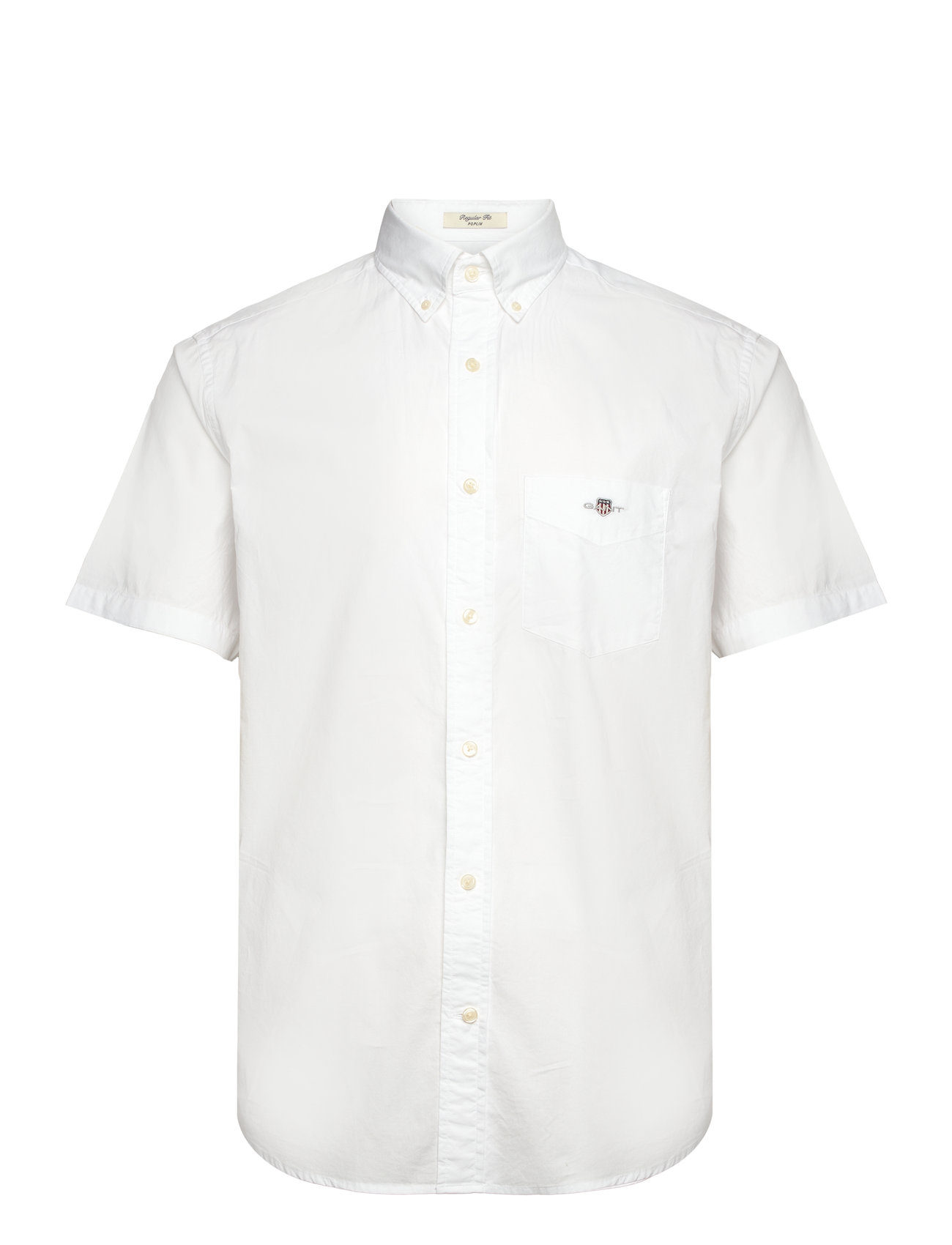 Reg Classic Poplin Ss Shirt White GANT