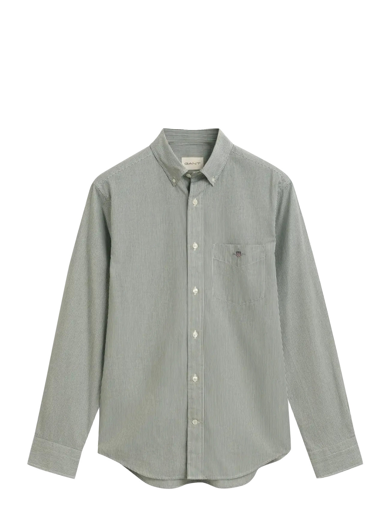 GANT Reg Klassisch Poplin Banker Shirt Grün - S - Herren