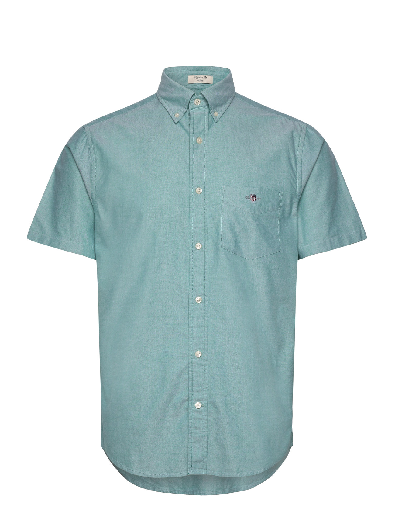 GANT Reg Classic Oxford Ss Shirt Grön