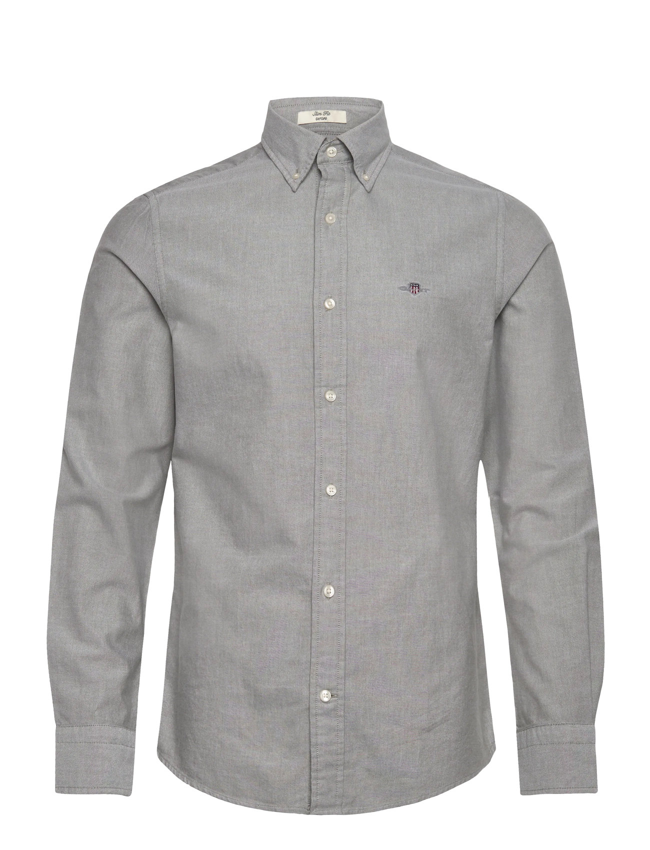 GANT Slim Classic Oxford Shirt, 3XL, Grey, Skjorter > Afslappet, Herre
