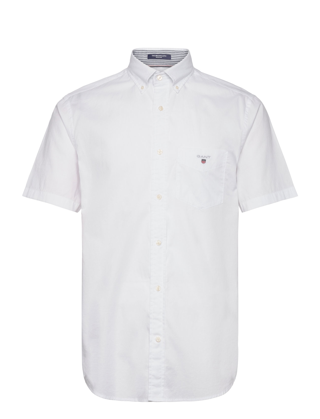 Reg Poplin O.shield Ss Shirt White GANT