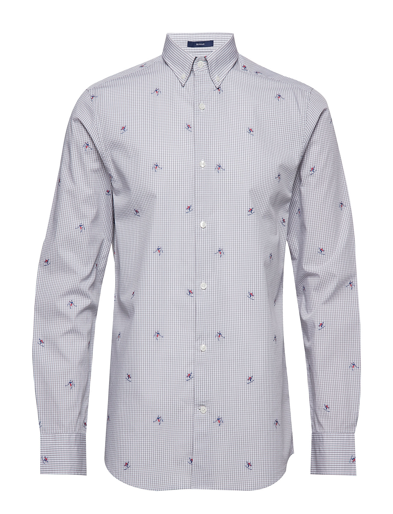 O1 Ski Fil Coupe Reg Bd Overhemd Business Grijs Gant gant kopen in de aanbieding