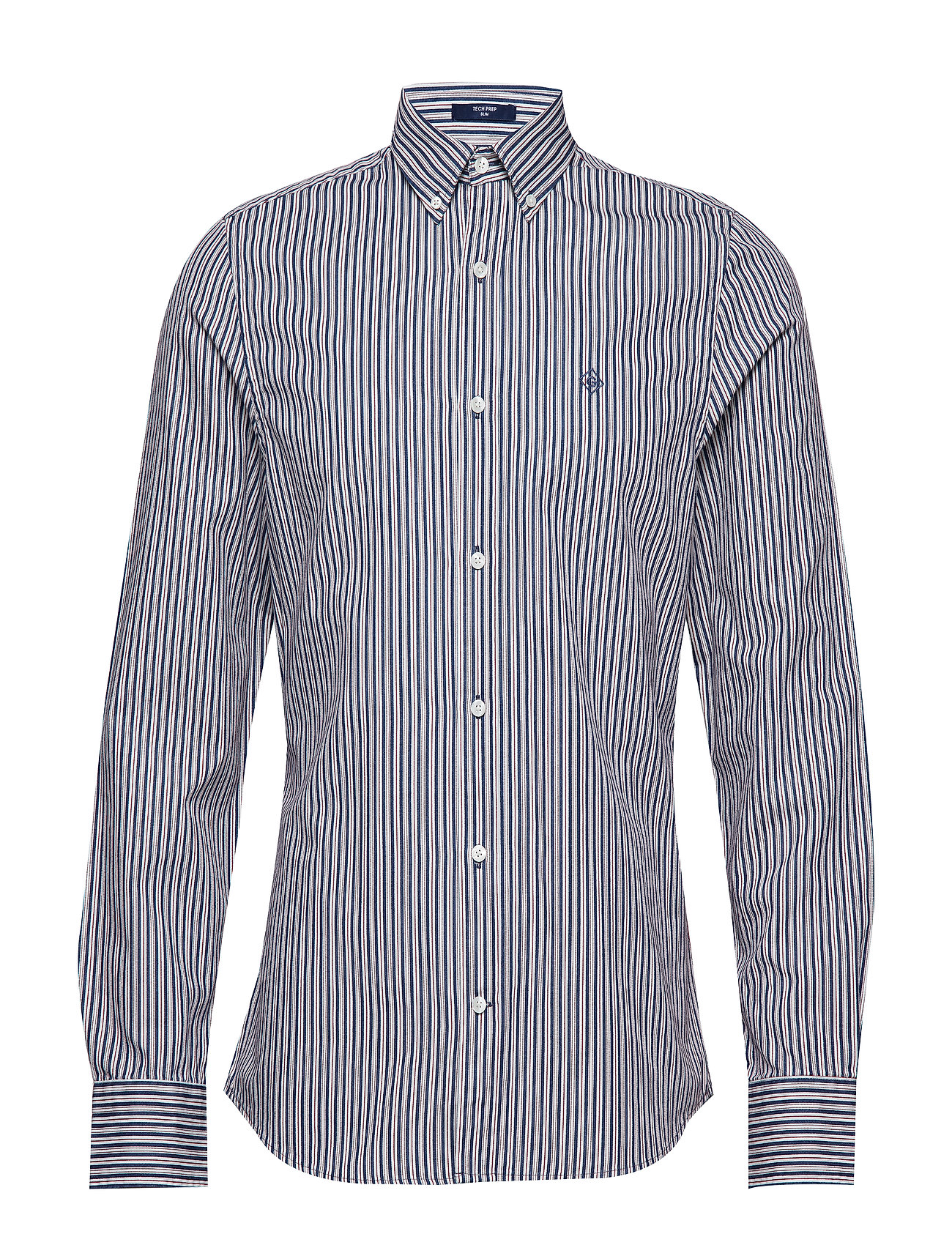 O2 Tp B Indigo Slim Bd Overhemd Business Grijs Gant gant kopen in de aanbieding