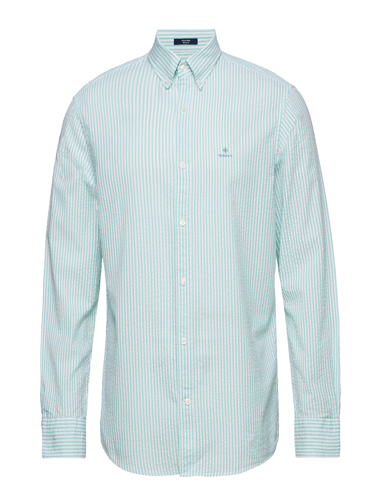 O2 Tp Seersucker Stripe Reg Bd Overhemd Business Groen Gant gant kopen in de aanbieding O2 Tp Seersucker Stripe Reg Bd Overhemd Business Groen Gant gant kopen in de aanbieding