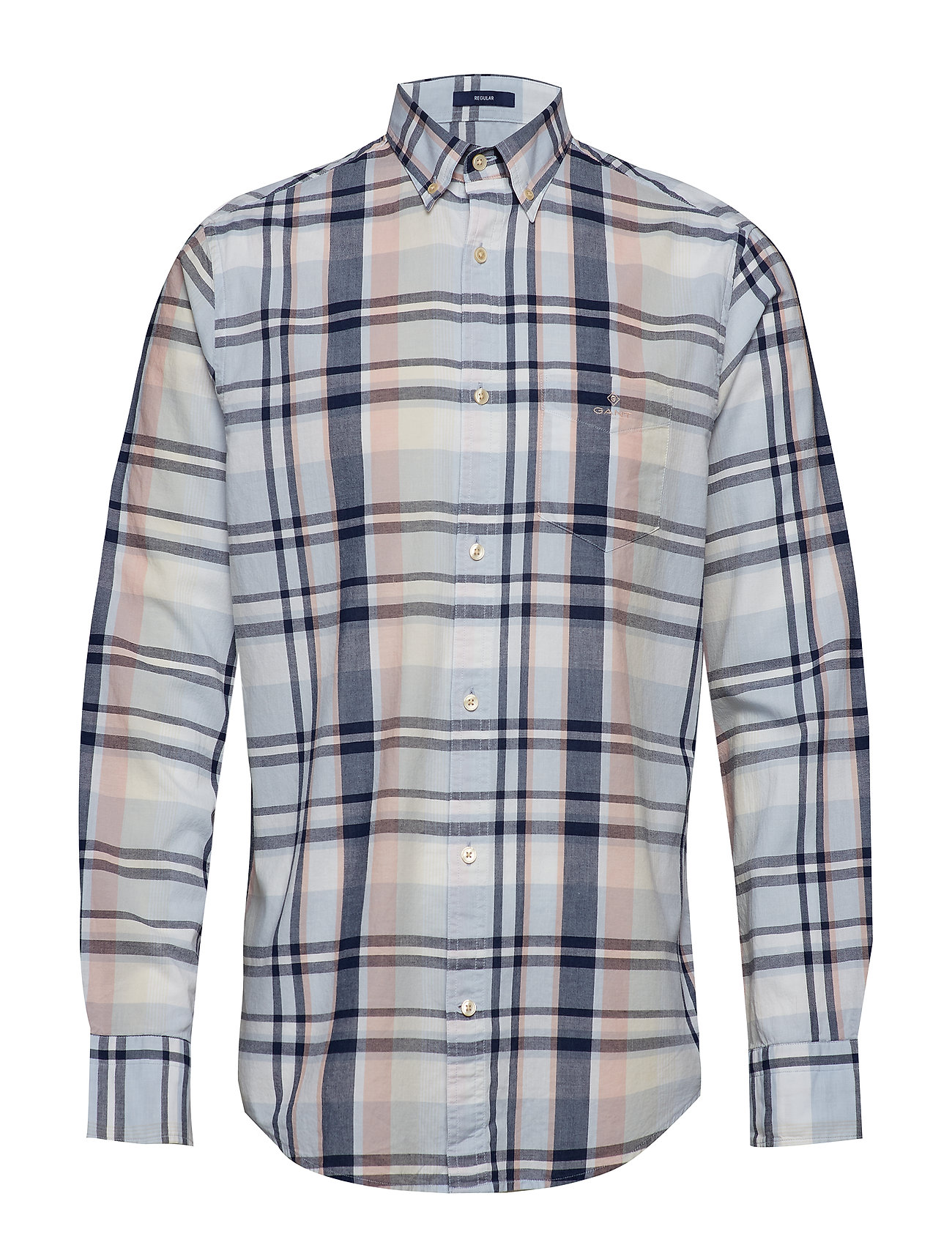O2 Indigo Plaid Reg Bd Overhemd Casual Multipatroon Gant gant kopen in de aanbieding O2 Indigo Plaid Reg Bd Overhemd Casual Multipatroon Gant gant kopen in de aanbieding