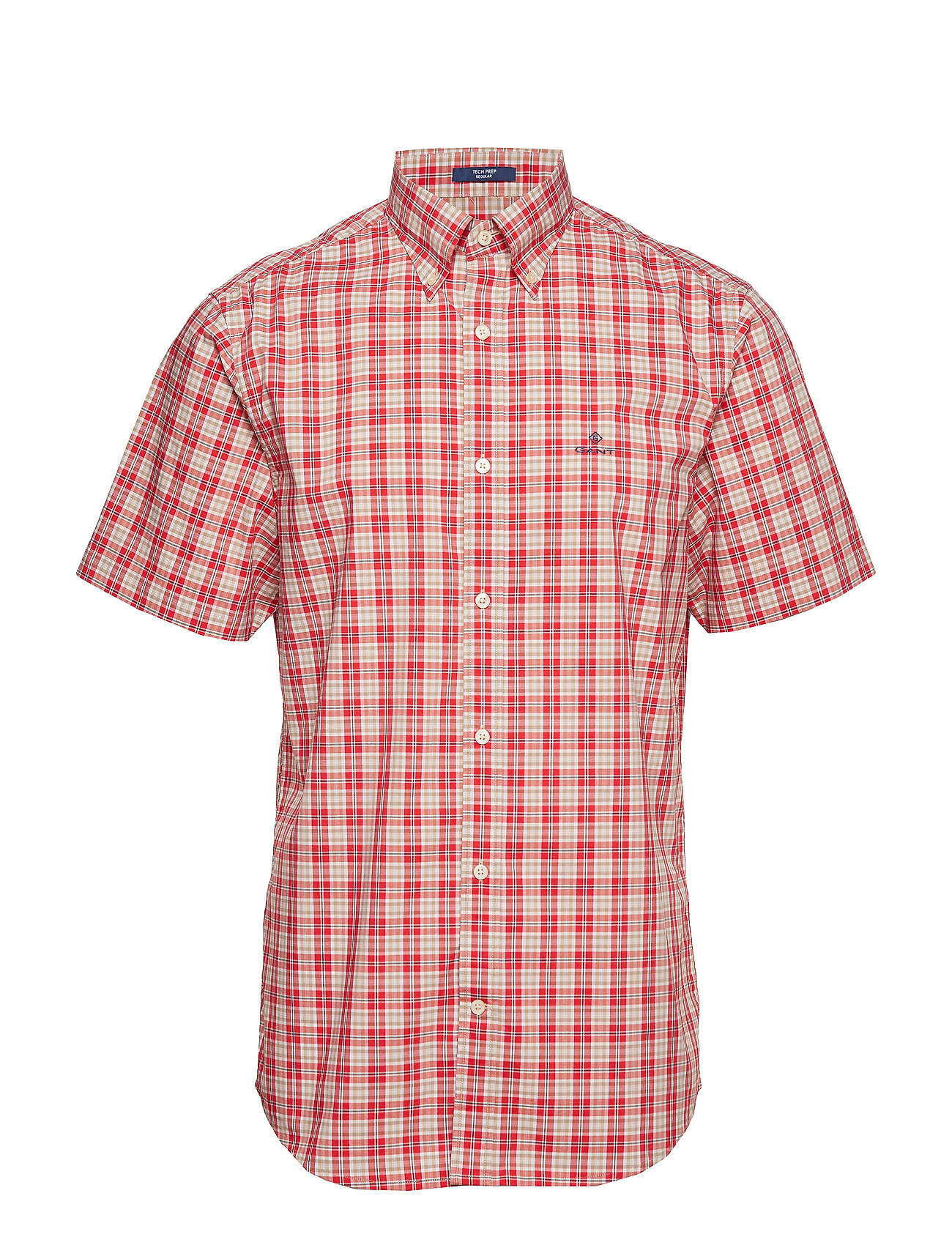 D1 Tp Broadcloth Plaid Reg Bd Ss Overhemd Met Korte Mouwen Rood Gant gant kopen in de aanbieding D1 Tp Broadcloth Plaid Reg Bd Ss Overhemd Met Korte Mouwen Rood Gant gant kopen in de aanbieding