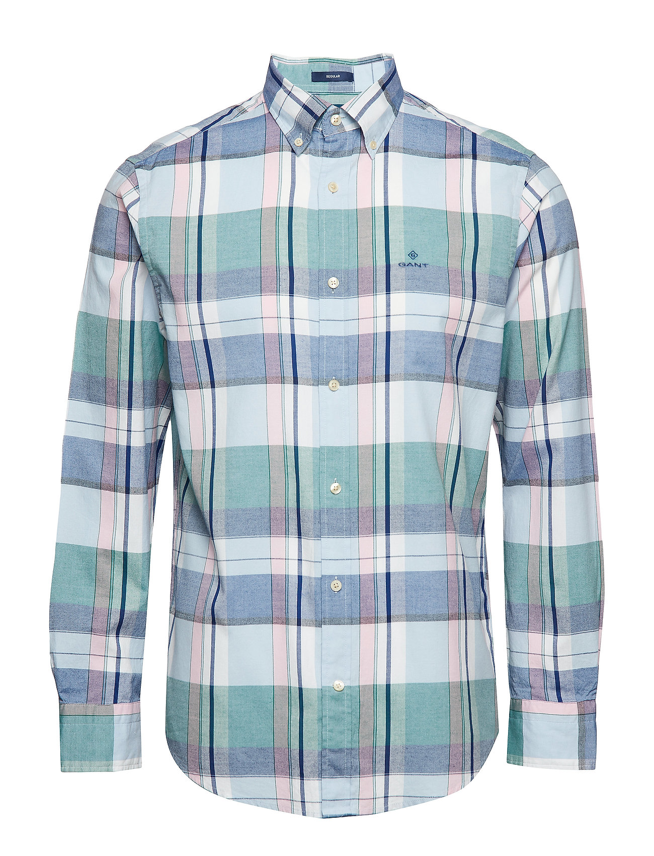 D1 Oxford Madras Reg Bd Overhemd Casual Blauw Gant gant kopen in de aanbieding D1 Oxford Madras Reg Bd Overhemd Casual Blauw Gant gant kopen in de aanbieding
