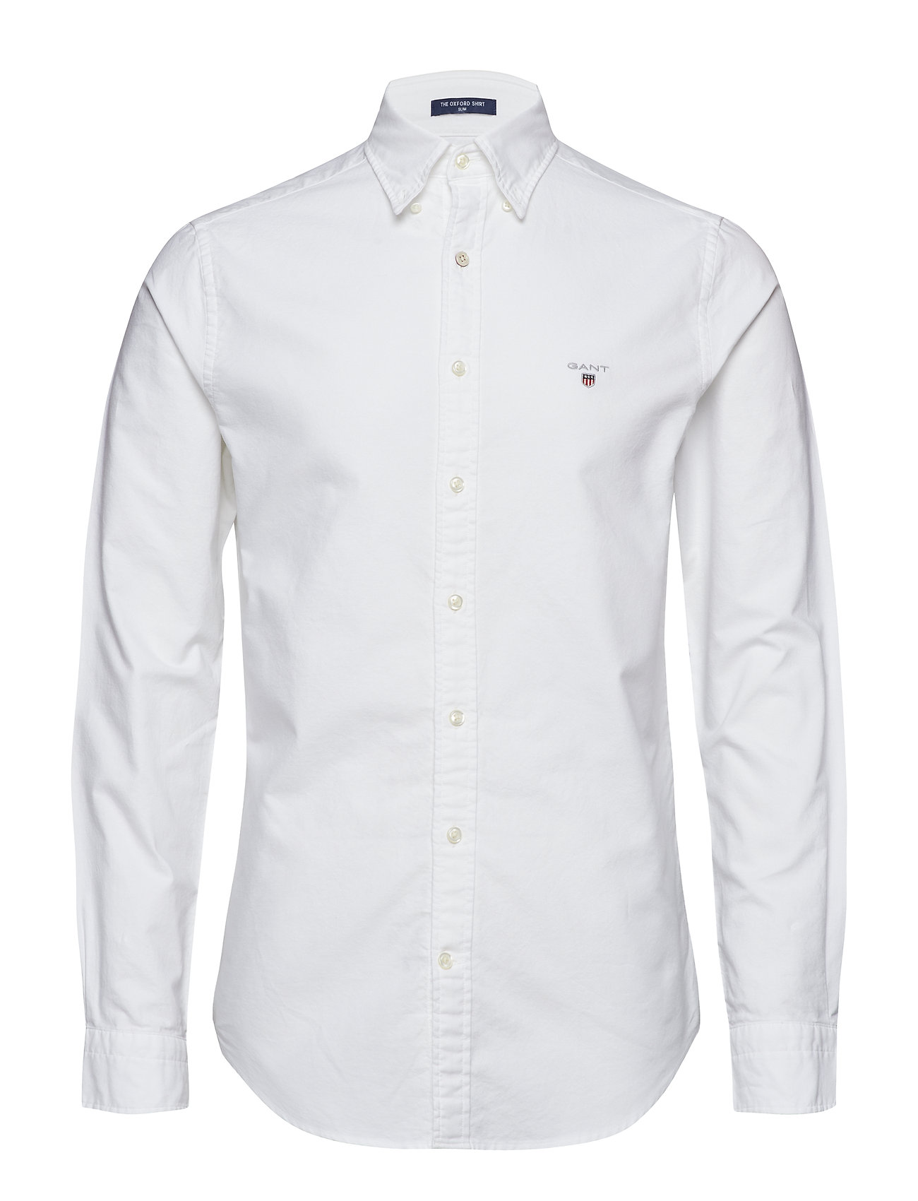 The Oxford Shirt Slim Bd Overhemd Business Wit Gant gant kopen in de aanbieding