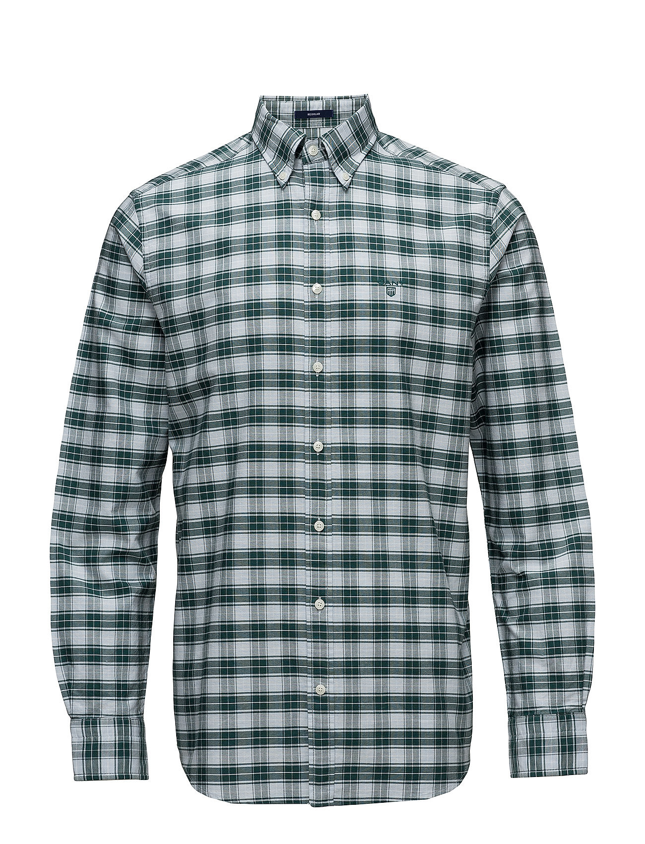 Op2 Heather Oxford Plaid Reg Bd Overhemd Casual Groen Gant gant kopen in de aanbieding Op2 Heather Oxford Plaid Reg Bd Overhemd Casual Groen Gant gant kopen in de aanbieding