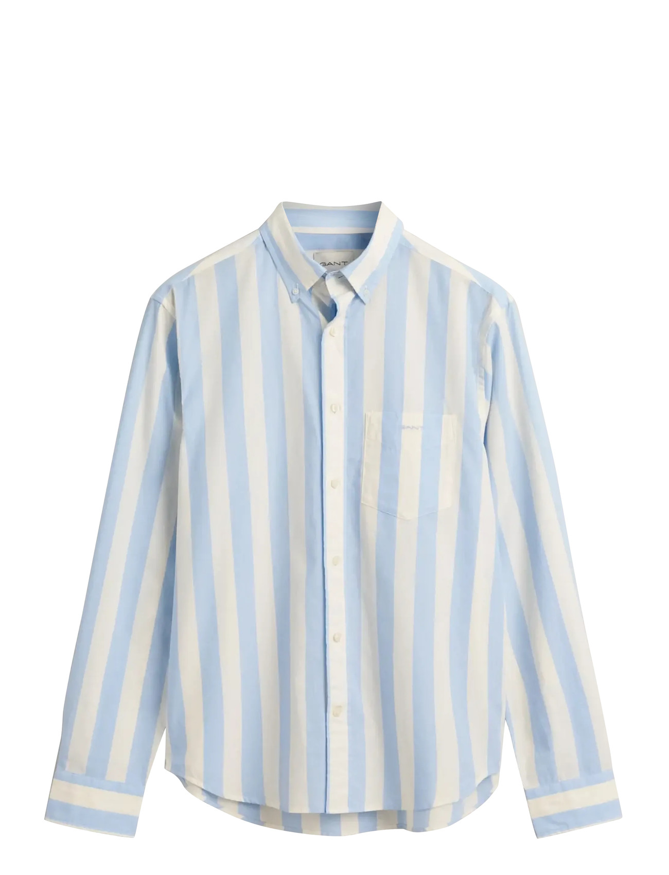 GANT Reg Poplin Parasol Stripe Shirt Blau - M - Herren