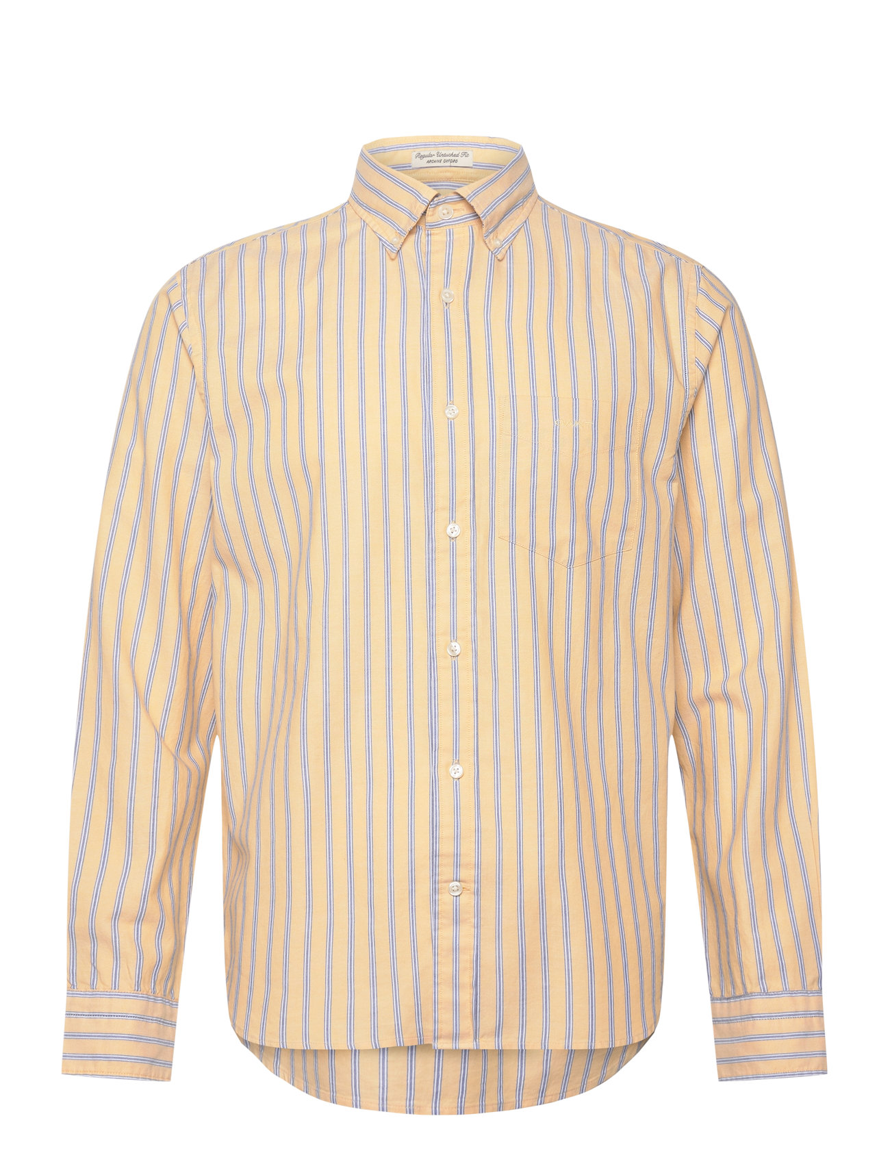 Reg Archive Oxford Stripe Shirt Yellow GANT