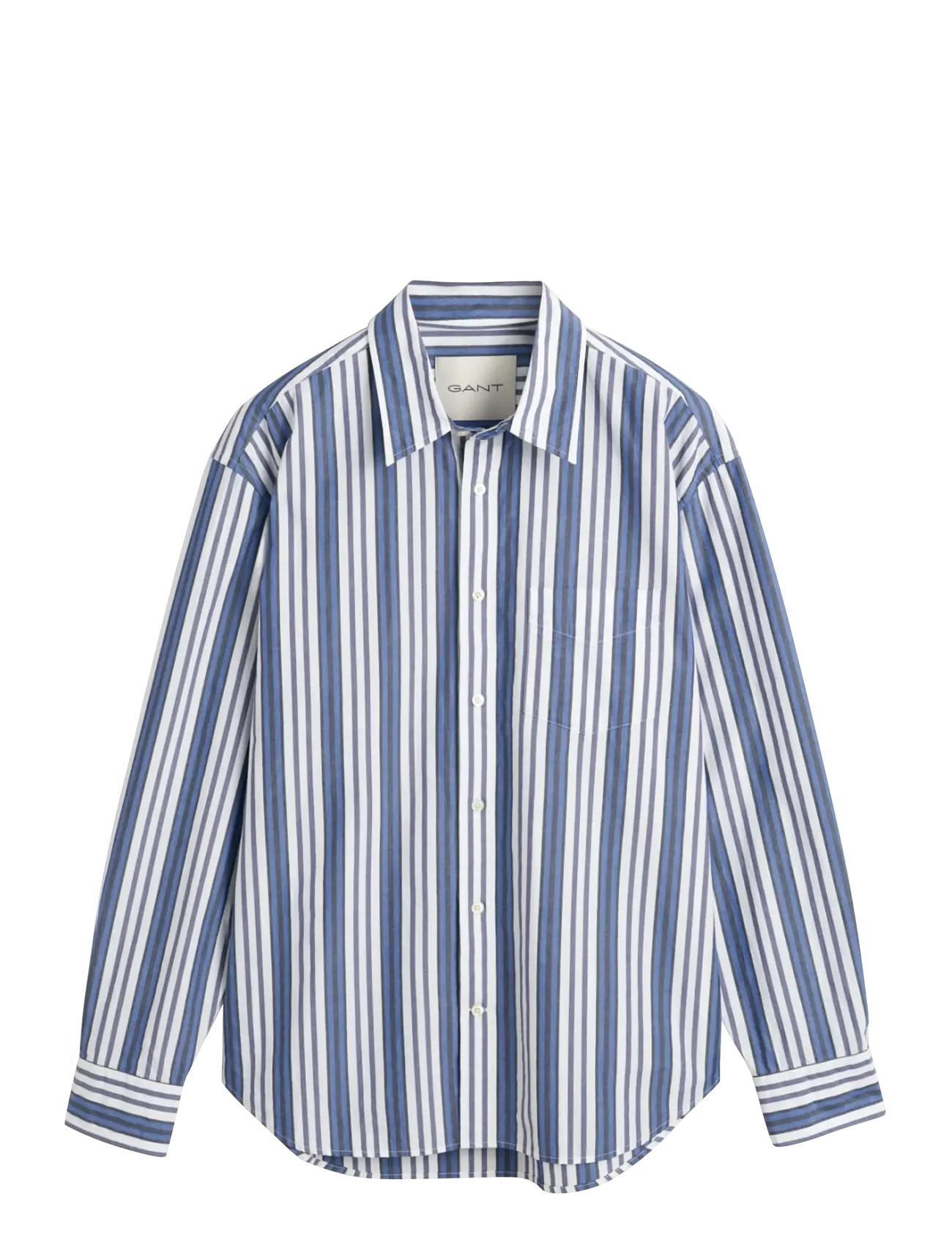 GANT Rel Papery Poplin Stripe Shirt Blau - XL - Herren