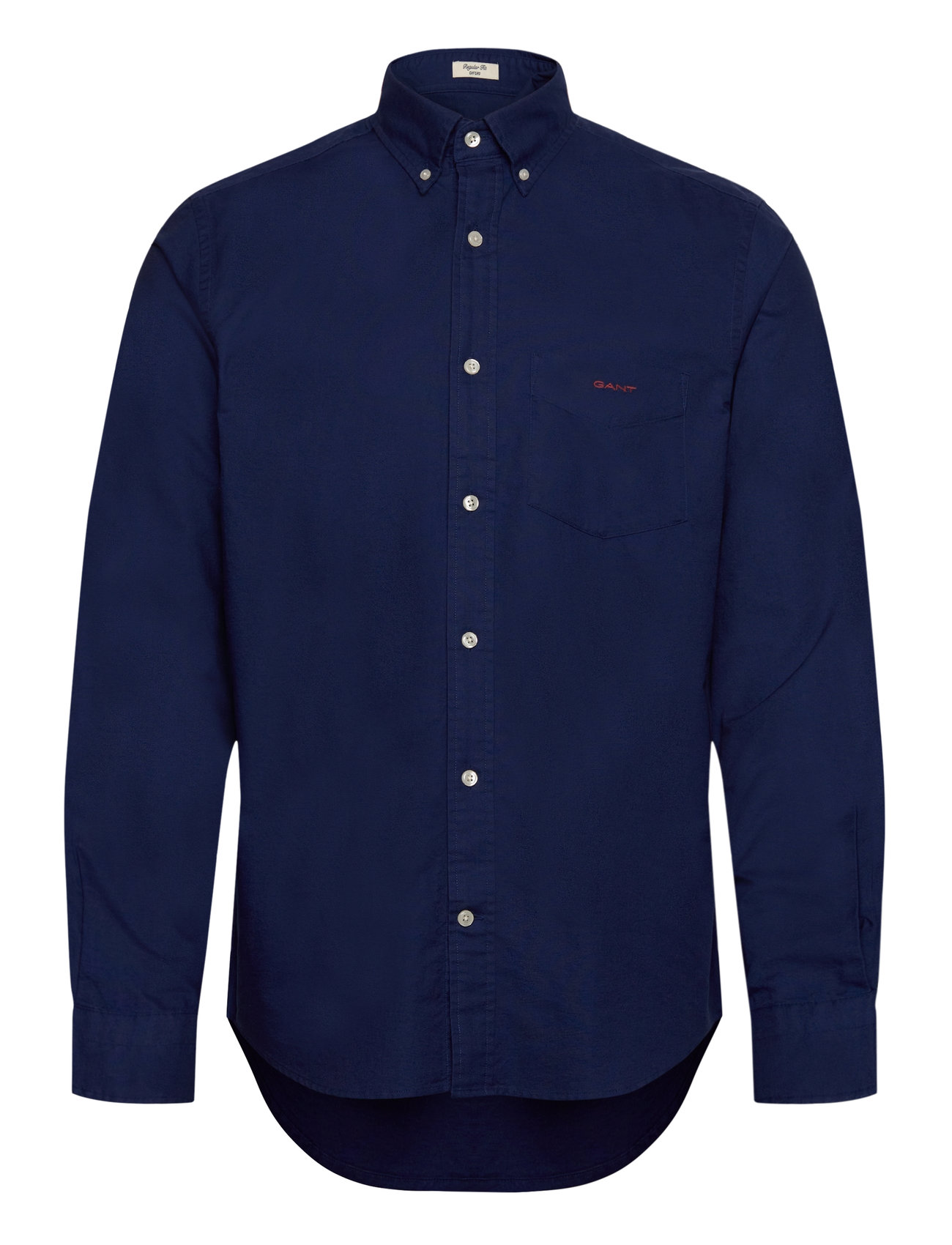 GANT Reg Beefy Oxford Shirt Marinblå