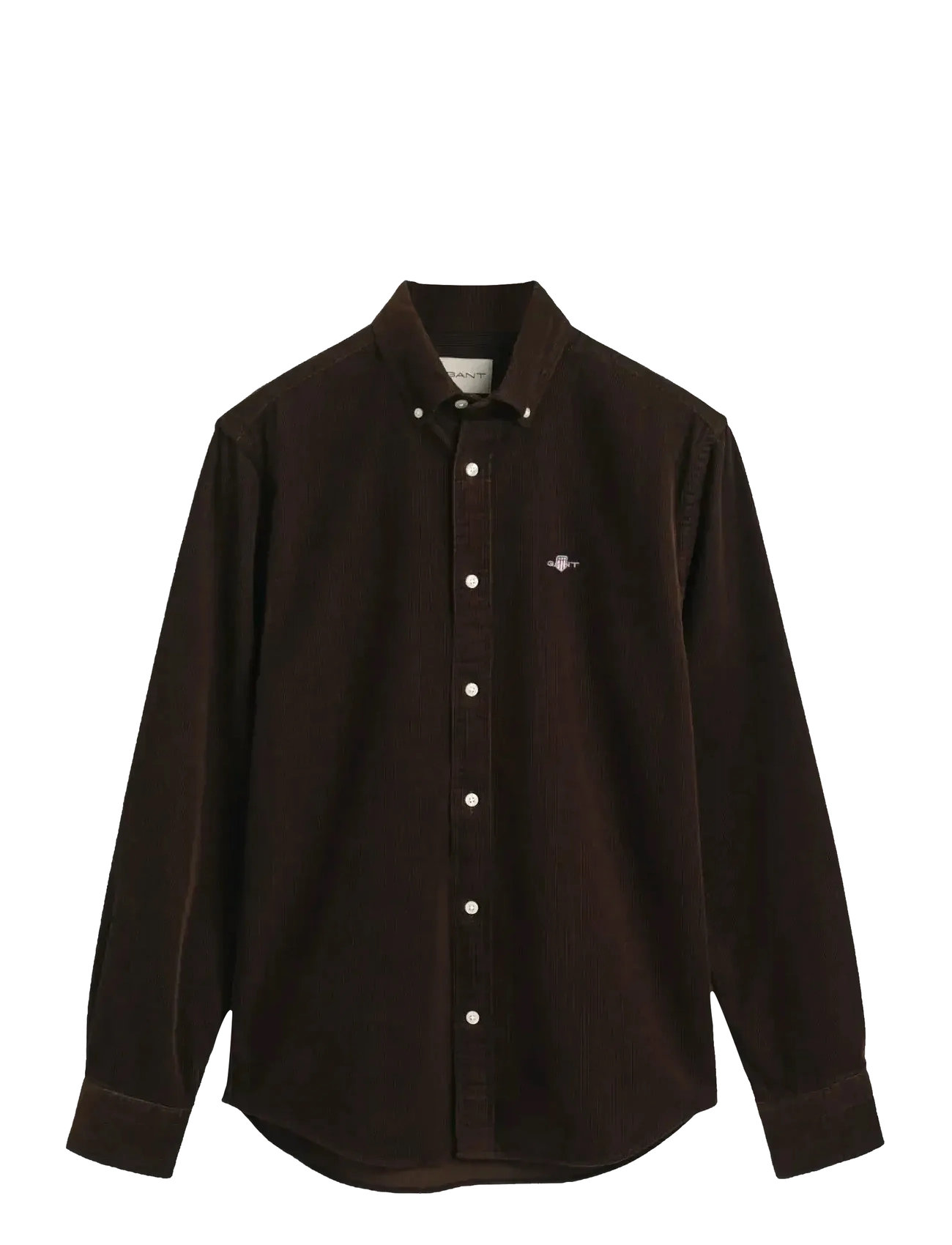 GANT Reg Corduroy Shirt, XL, Brown, Shirts > Corduroy Shirts, Herre