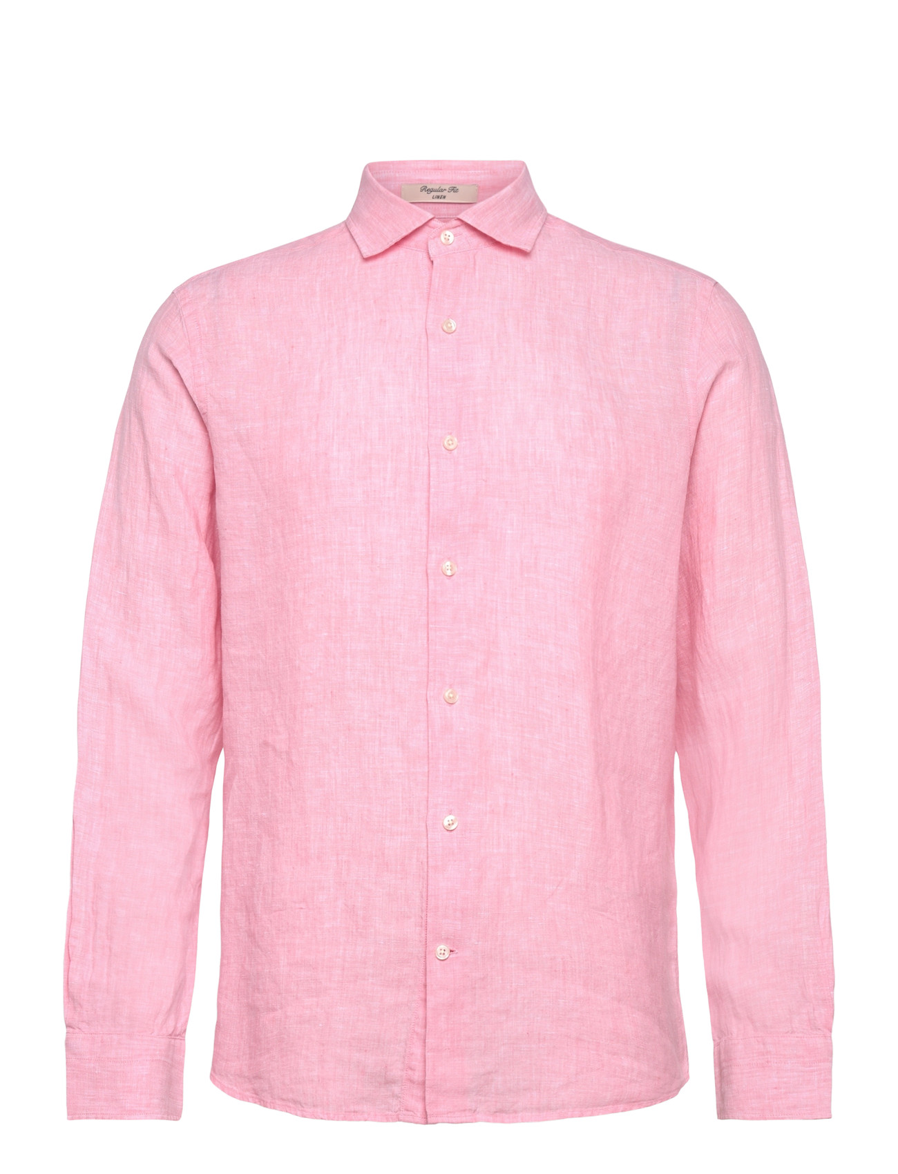 GANT Reg Linen Shirt, 3XL, Pink, Skjorter > Skjorter I Hør, Herre