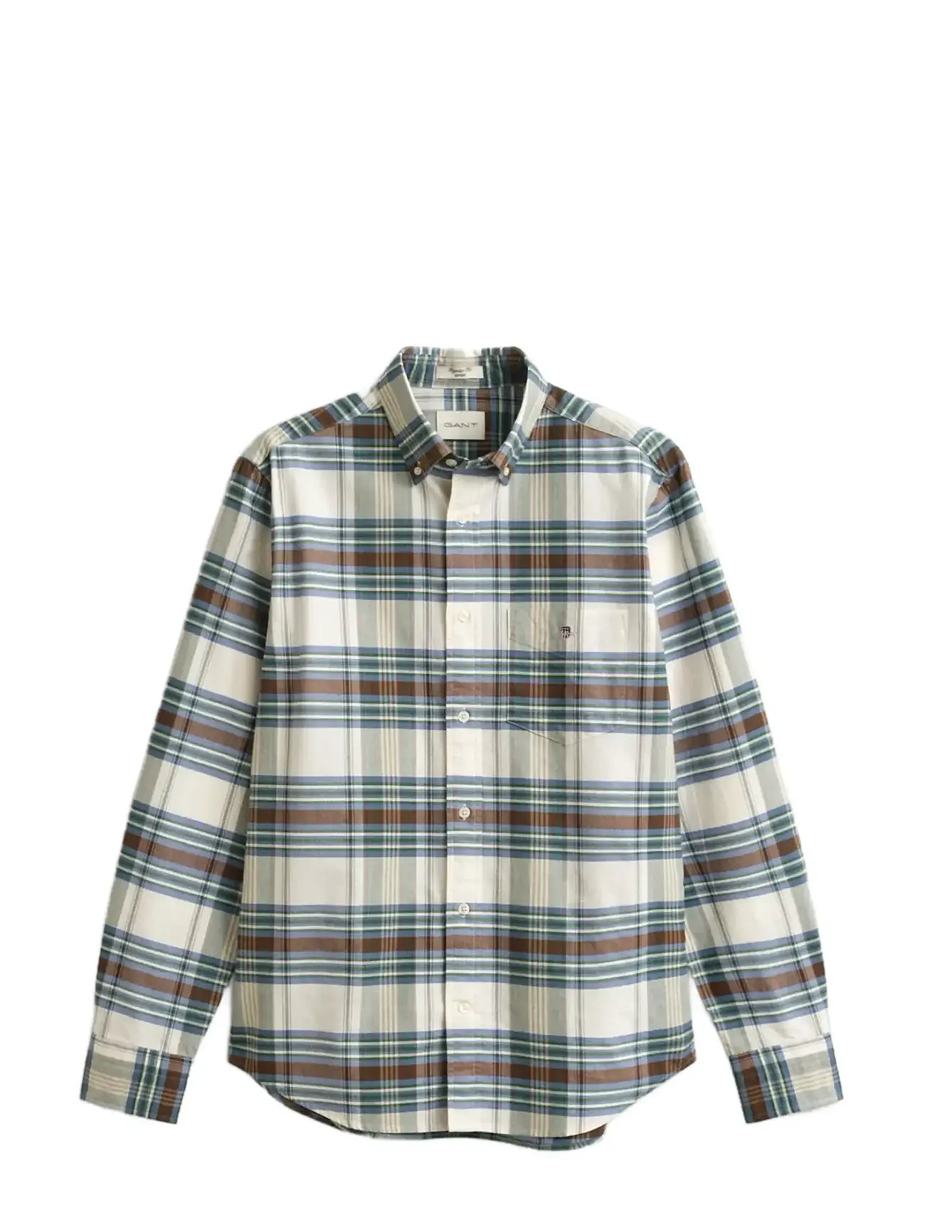 GANT Reg Oxford Check Shirt Patterned - S - Herren