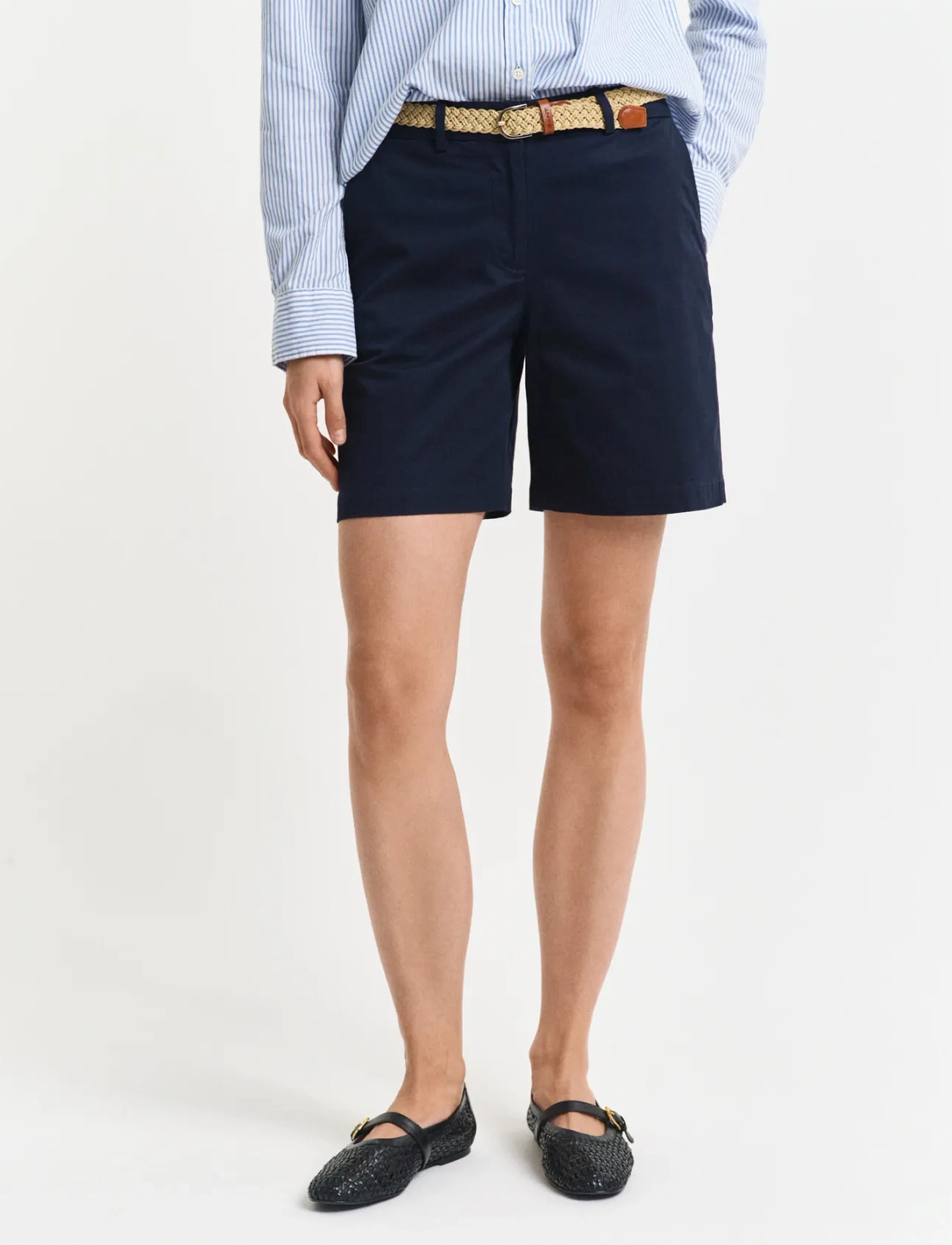 GANT Chino Shorts, 36, Navy, Shorts > Chino-Shorts, Dame