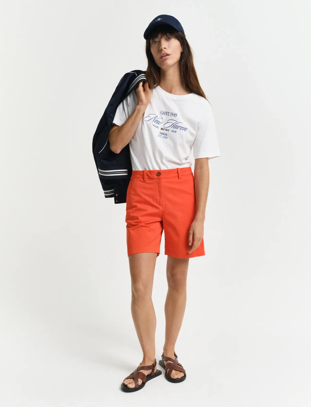 GANT Chino Shorts, 44, Orange, Shorts > Chino-Shorts, Dame