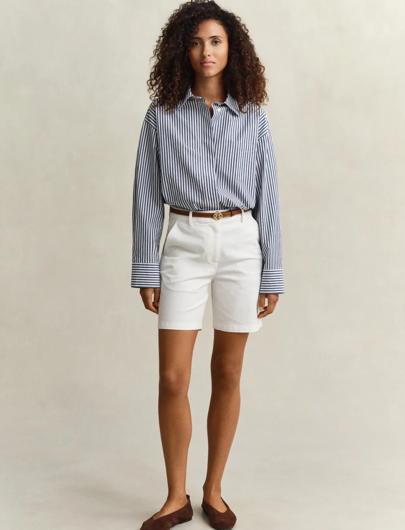 GANT Chino Shorts, 38, White, Shorts > Chino-Shorts, Dame