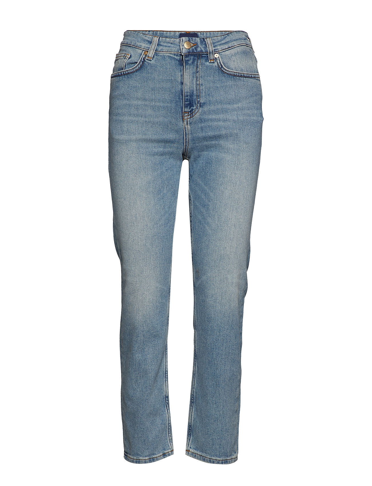 O2 Slim Cropped Hw Denim Jeans Rechte Blauw Gant gant kopen in de aanbieding O2 Slim Cropped Hw Denim Jeans Rechte Blauw Gant gant kopen in de aanbieding